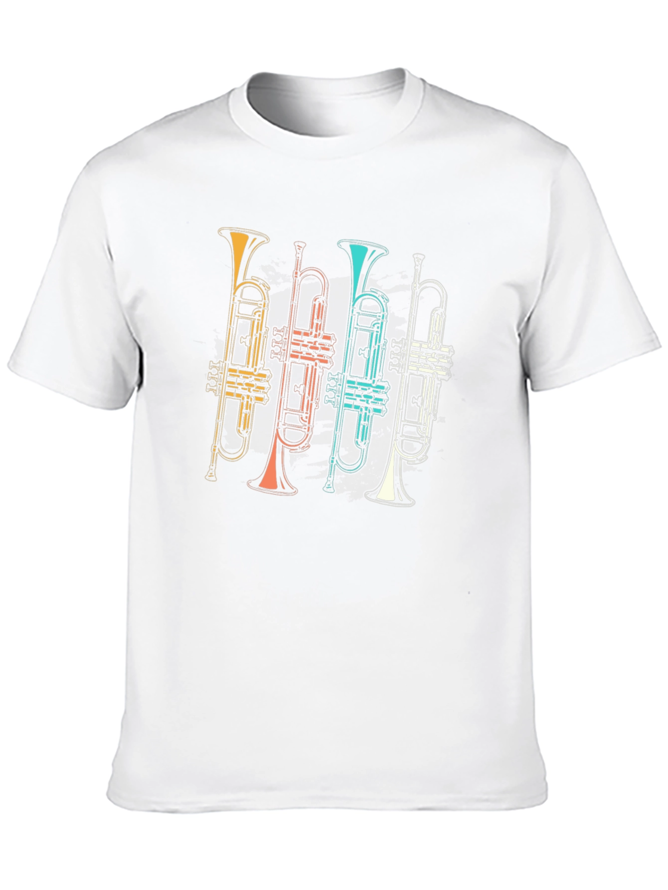 Retro Trumpet Band T-Shirt - Music Lover Tee