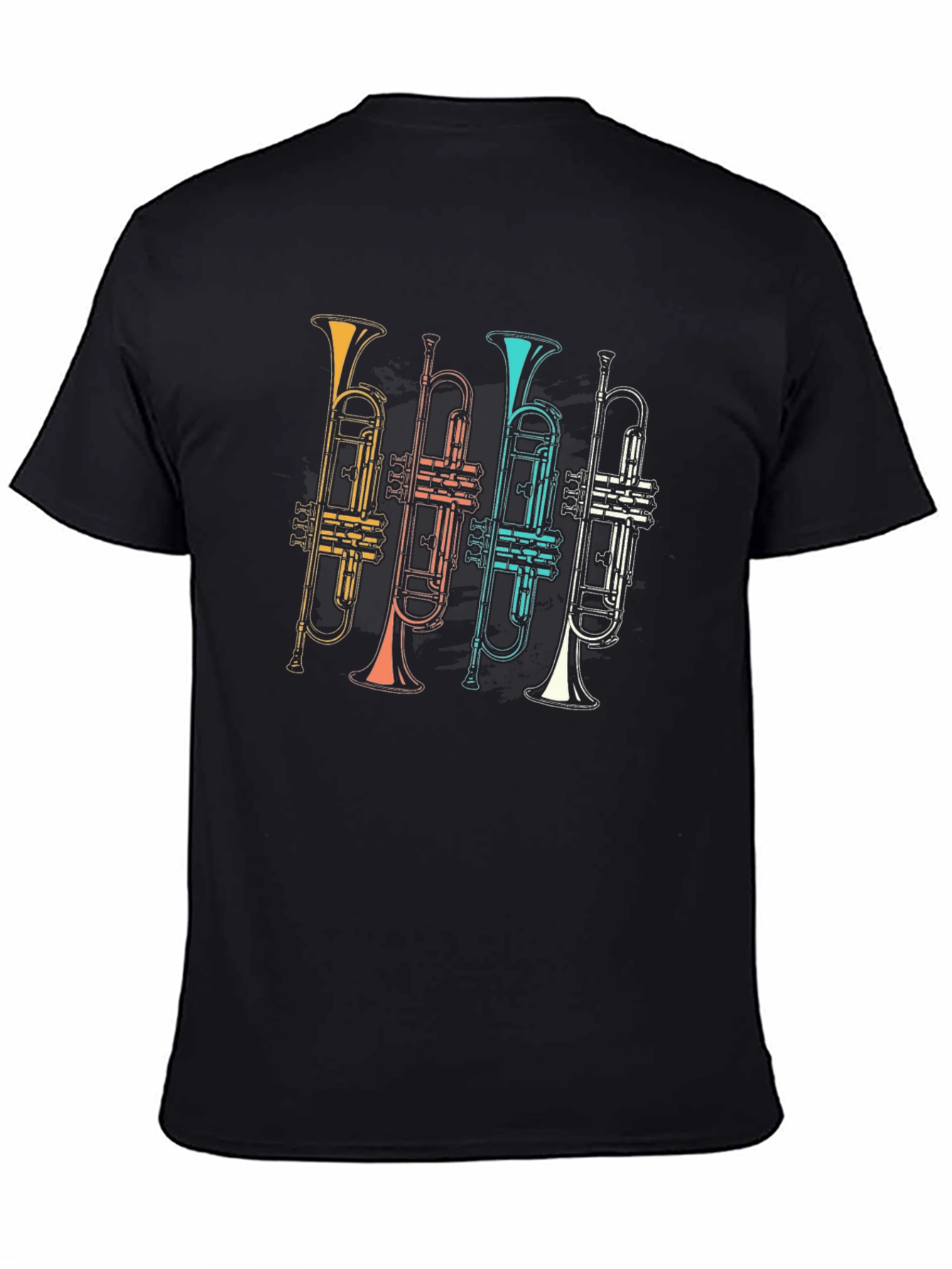 Retro Trumpet Band T-Shirt - Music Lover Tee