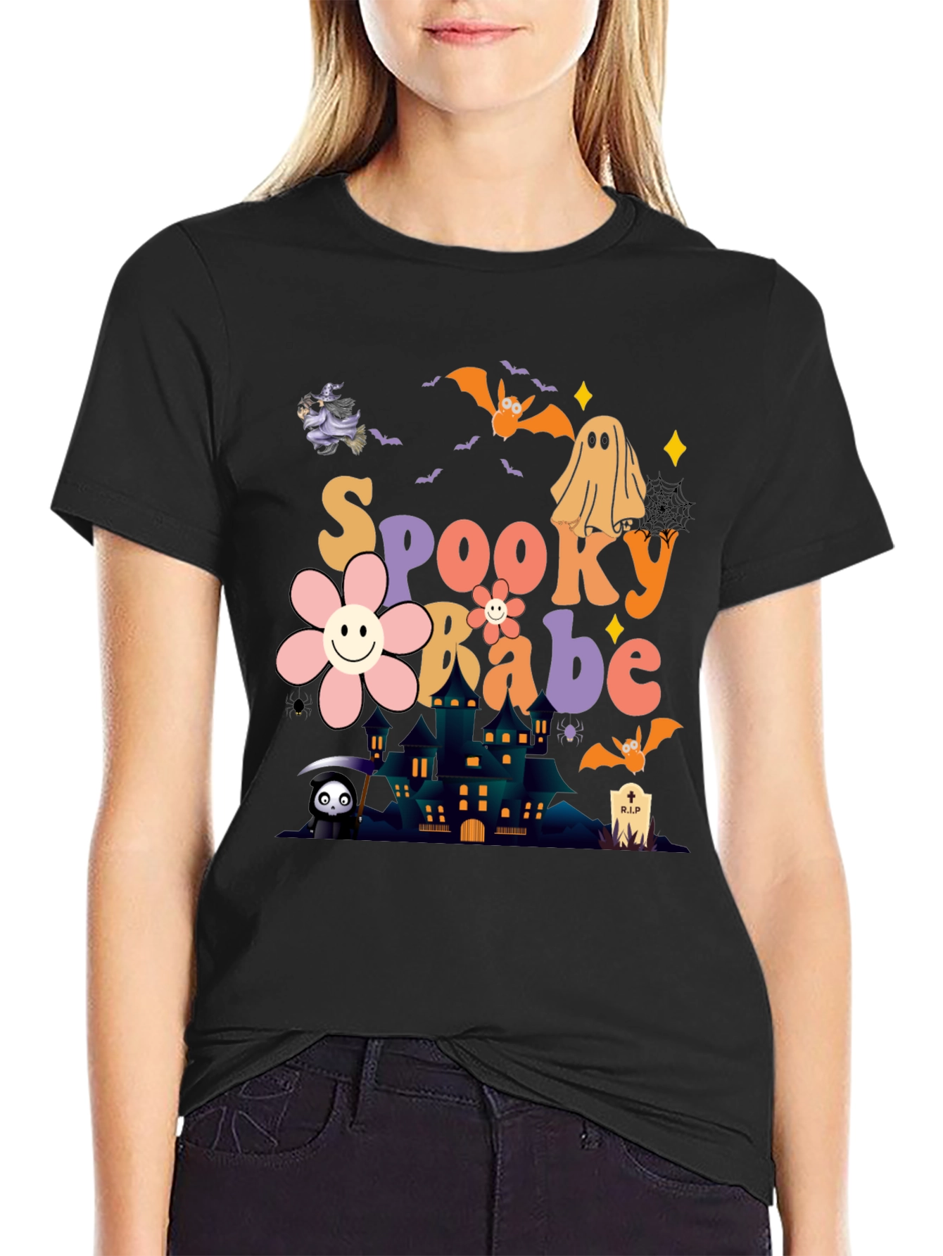 Spooky Babe Halloween T-Shirt