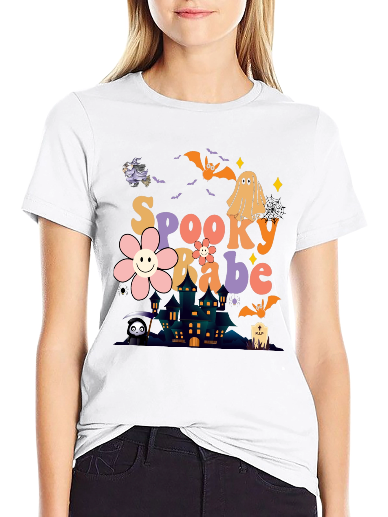 Spooky Babe Halloween T-Shirt