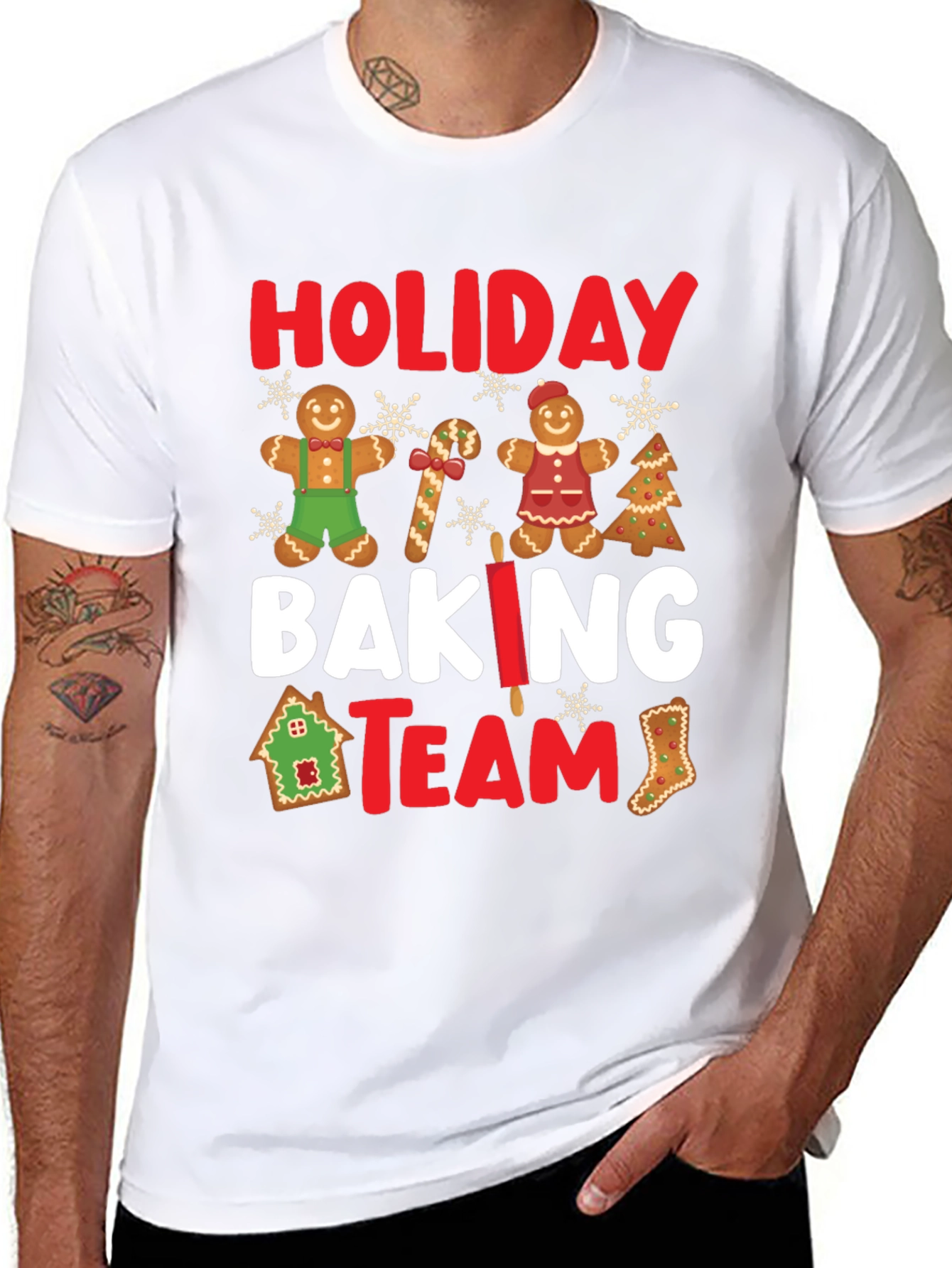 Holiday Baking Team Graphic T-Shirt