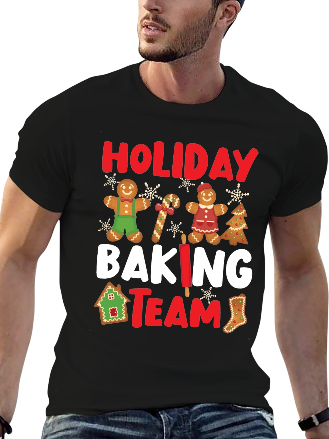 Holiday Baking Team Graphic T-Shirt