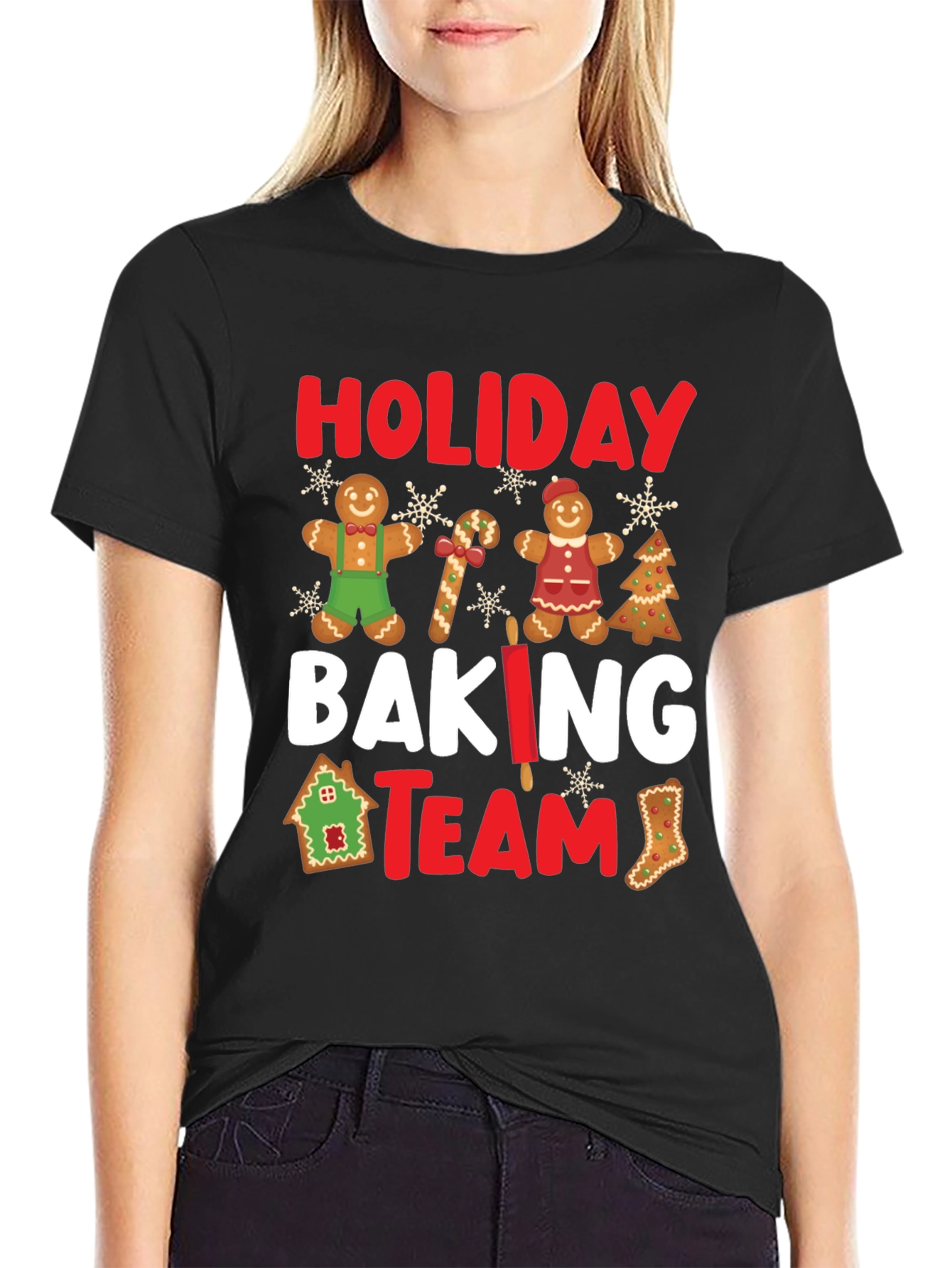 Holiday Baking Team Graphic T-Shirt