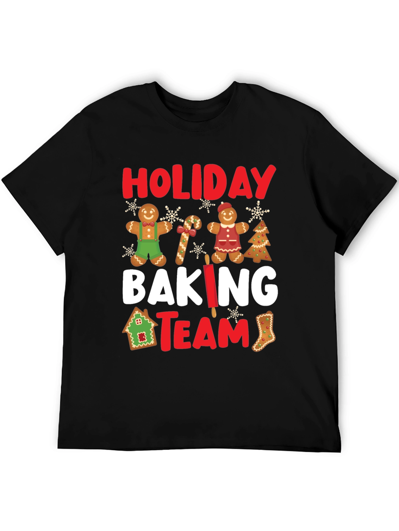 Holiday Baking Team Graphic T-Shirt