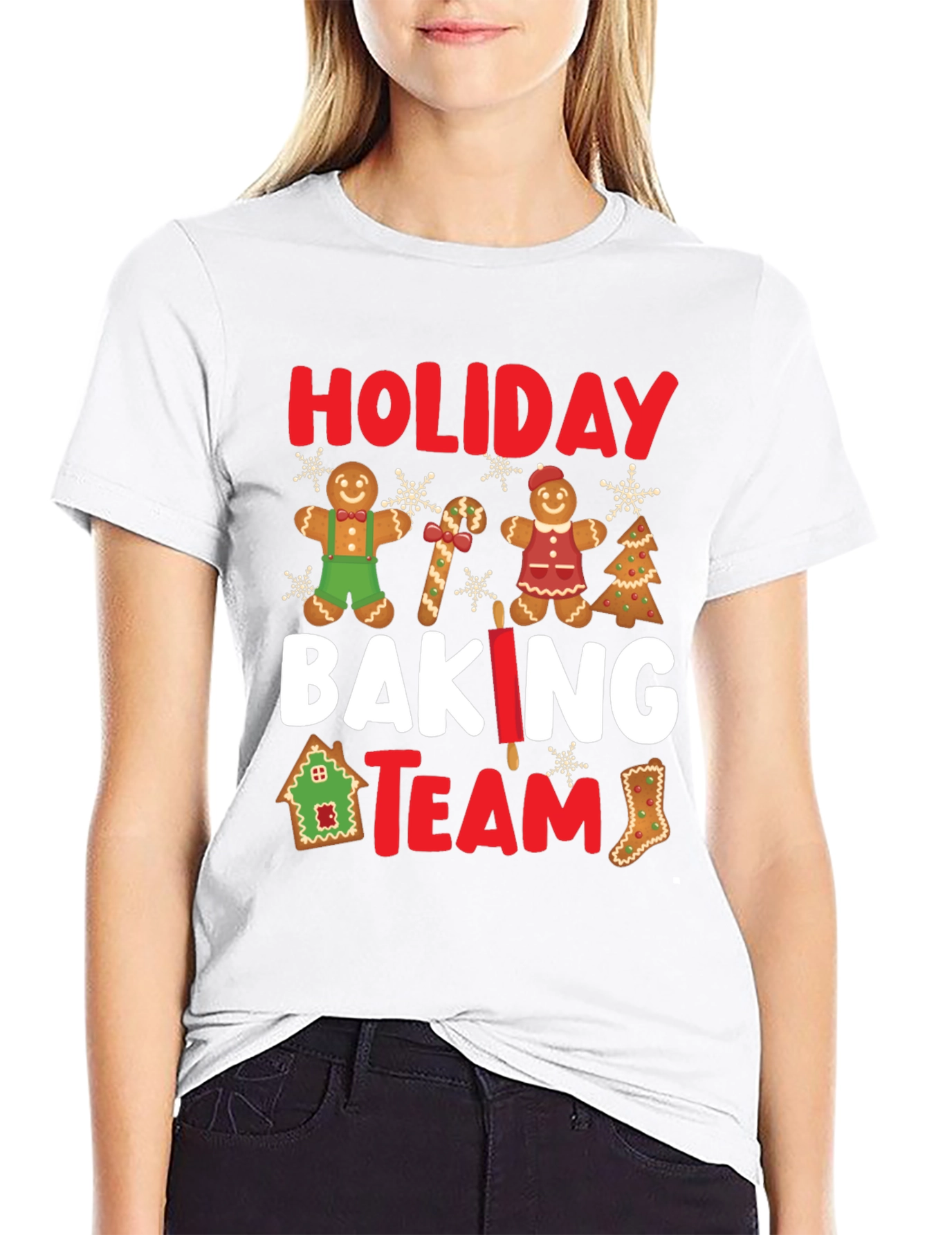 Holiday Baking Team Graphic T-Shirt