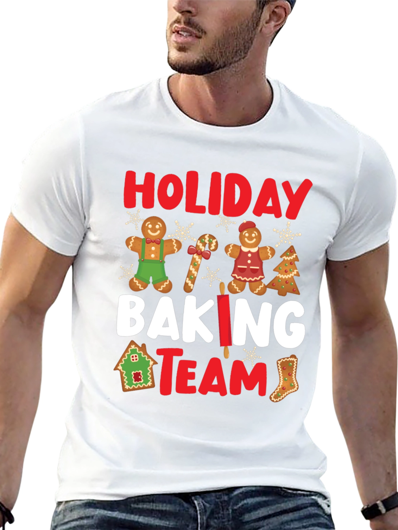 Holiday Baking Team Graphic T-Shirt