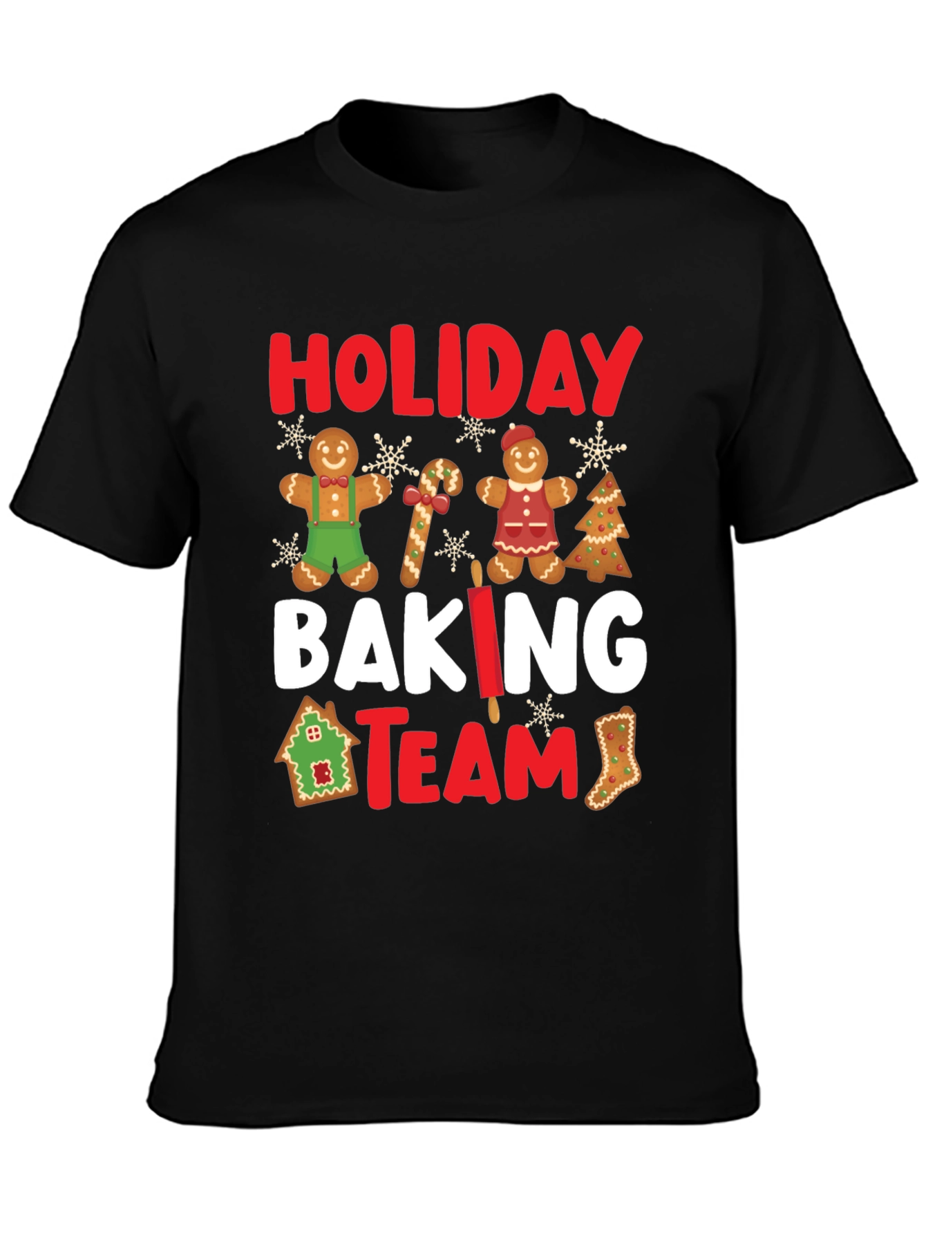 Holiday Baking Team Graphic T-Shirt