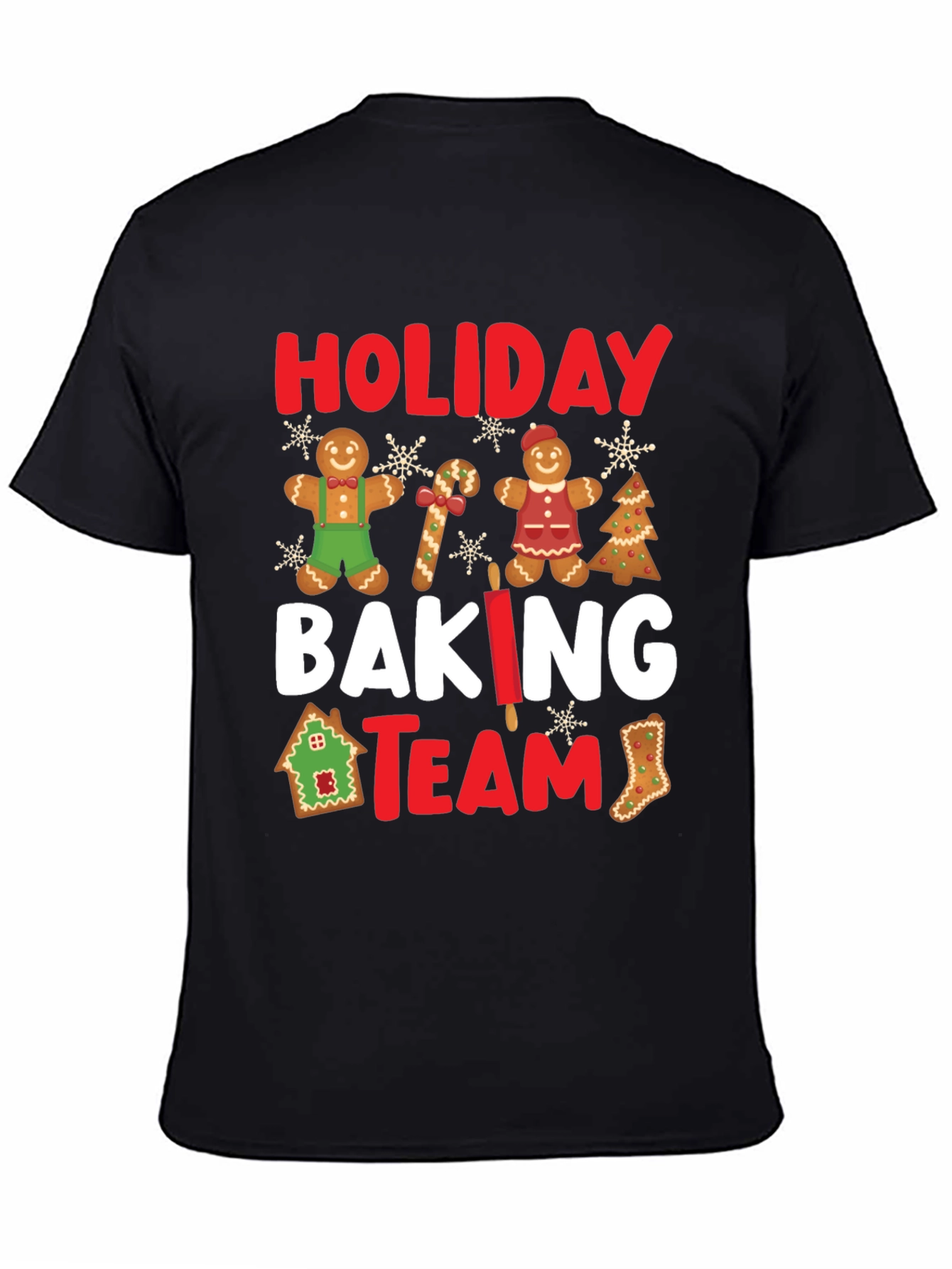 Holiday Baking Team Graphic T-Shirt