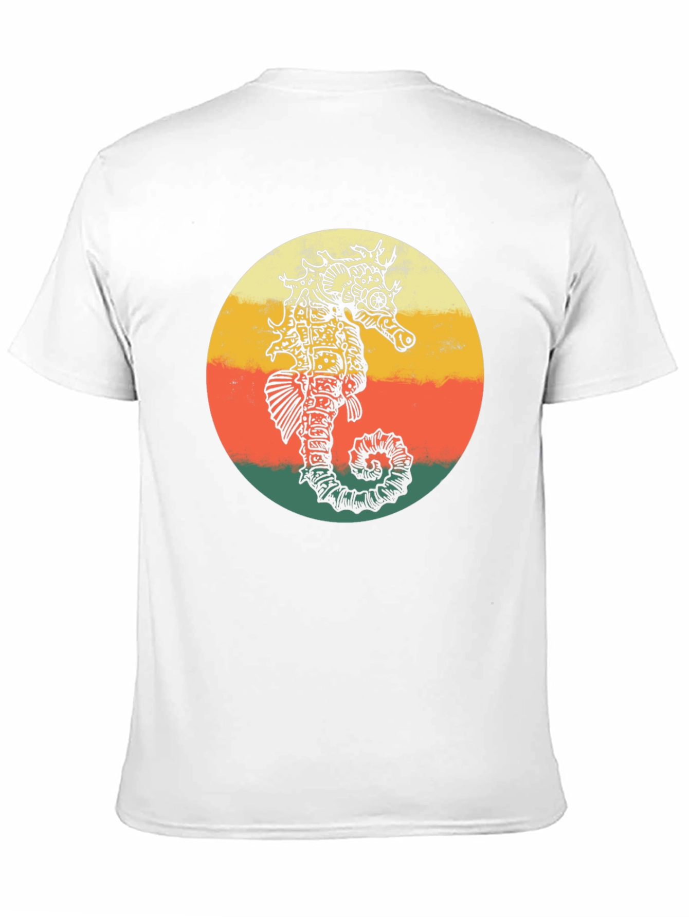 Retro Seahorse T-Shirt - Steampunk Style