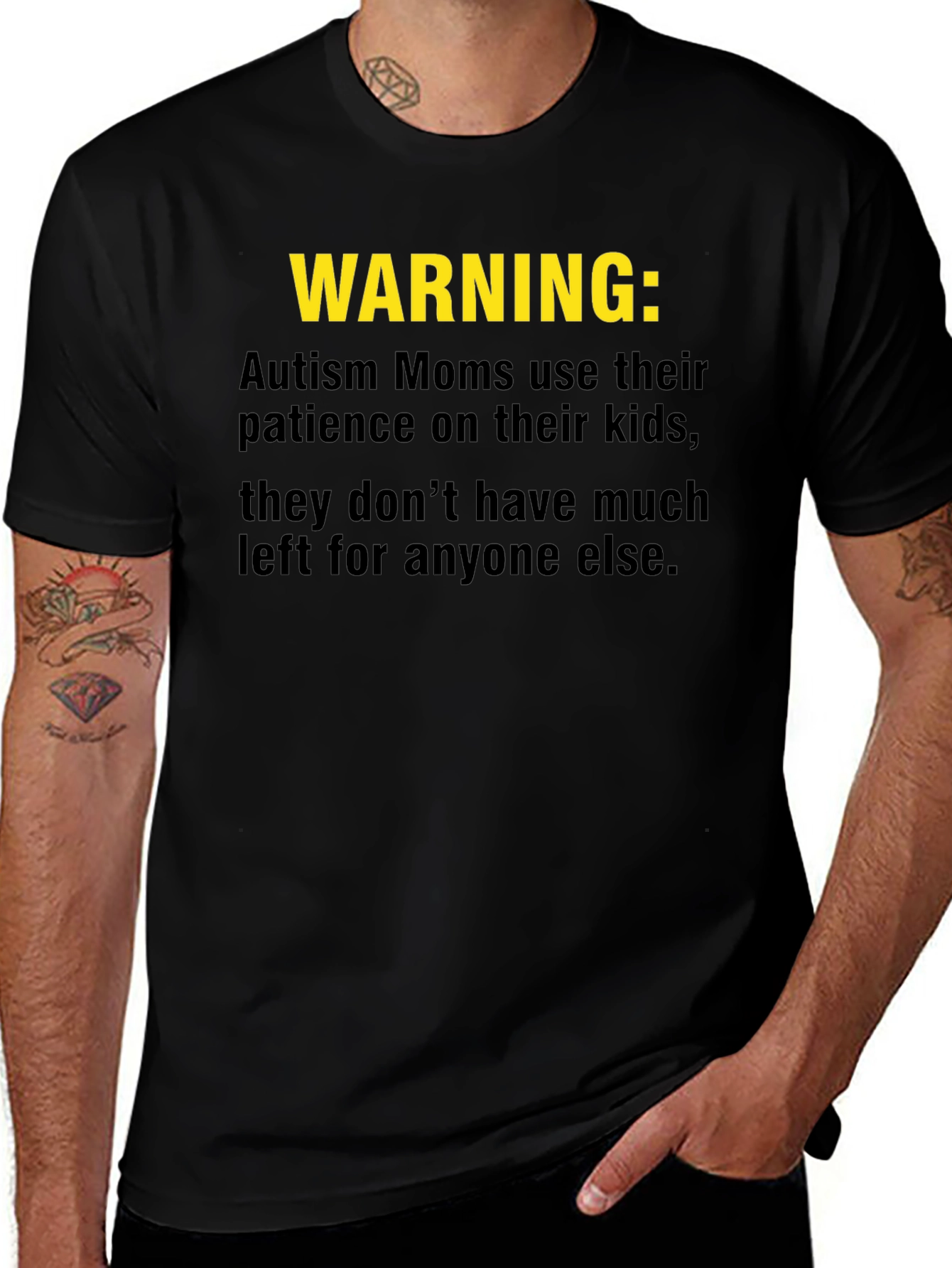 Autism Mom Warning T-Shirt: Limited Patience
