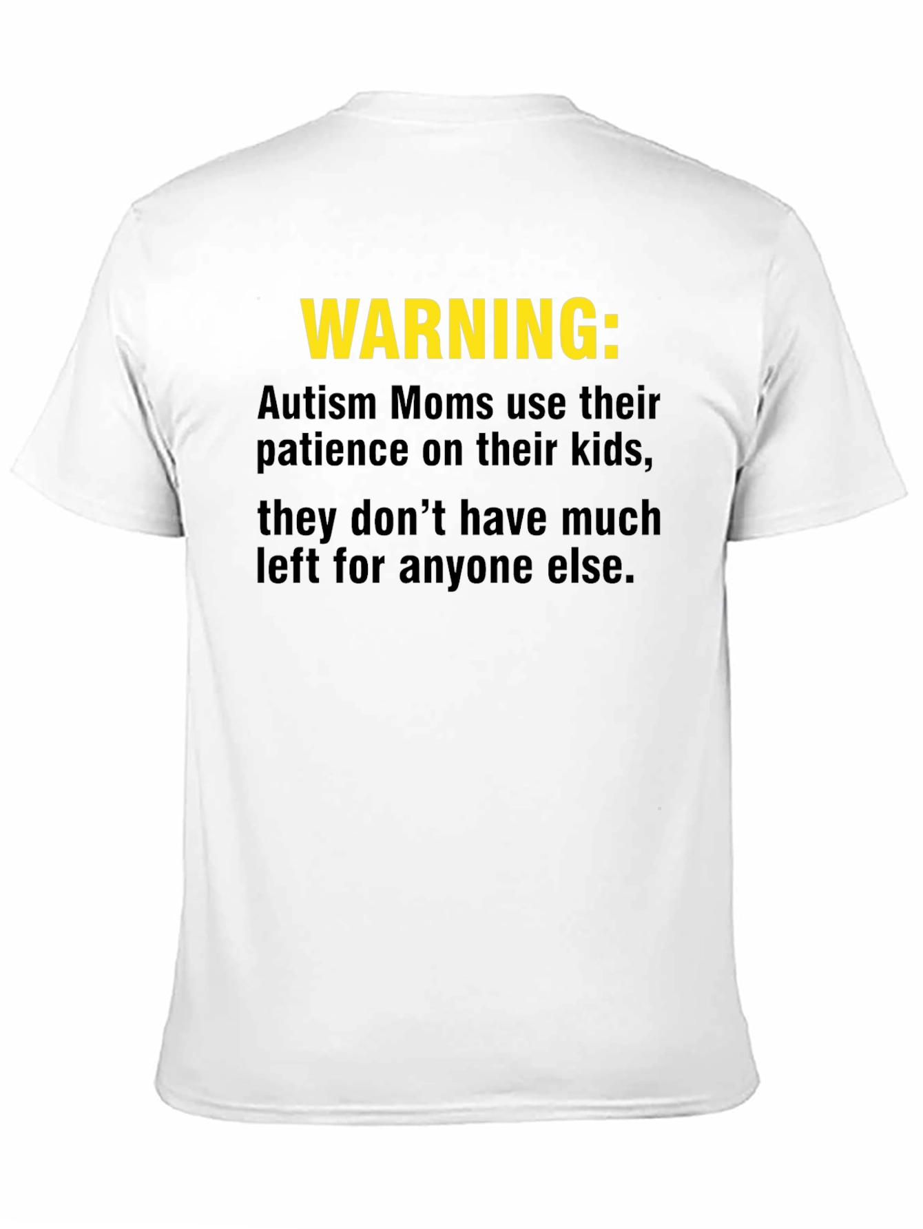 Autism Mom Warning T-Shirt: Limited Patience