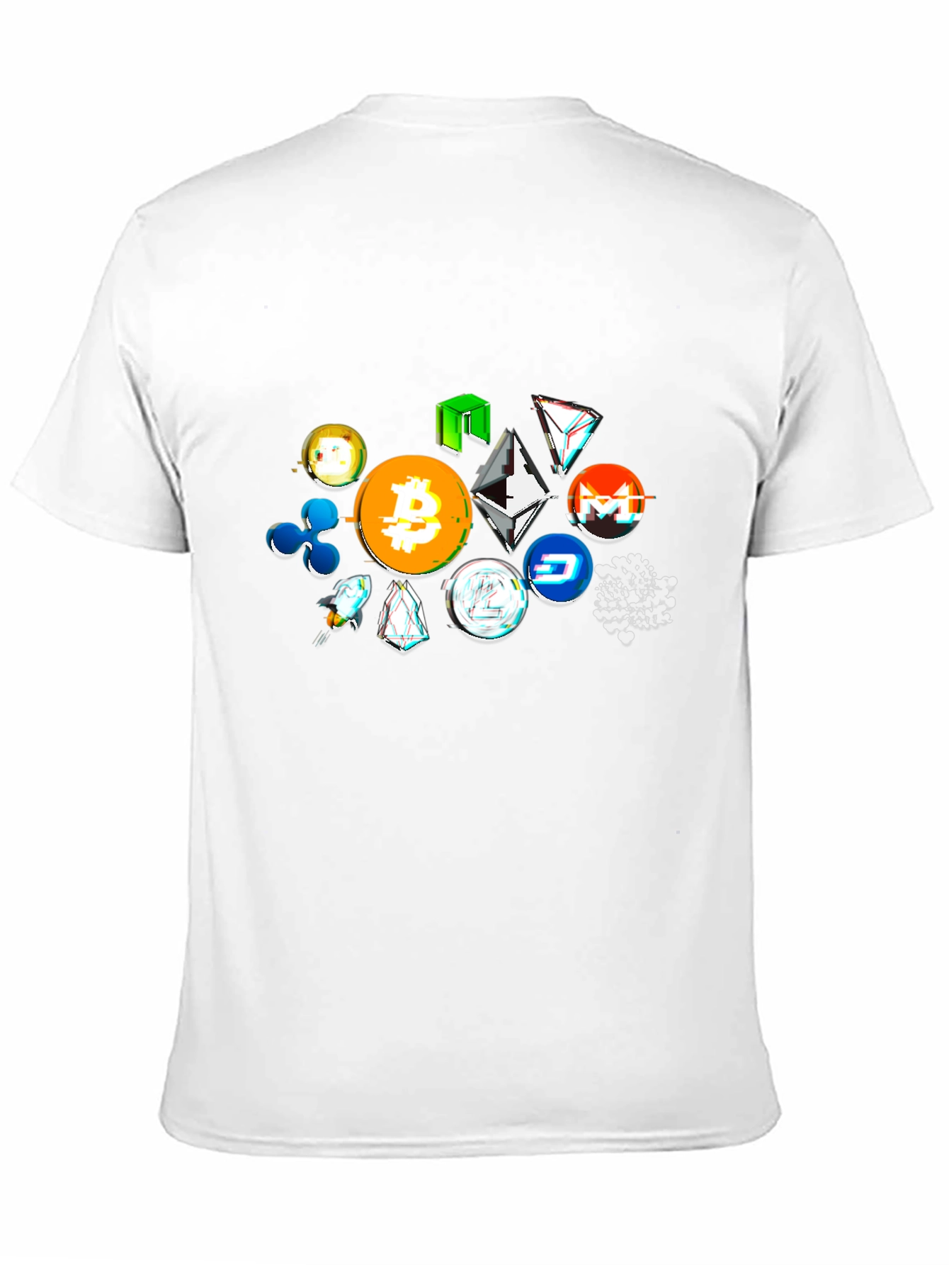 Crypto Tokens Black T-Shirt