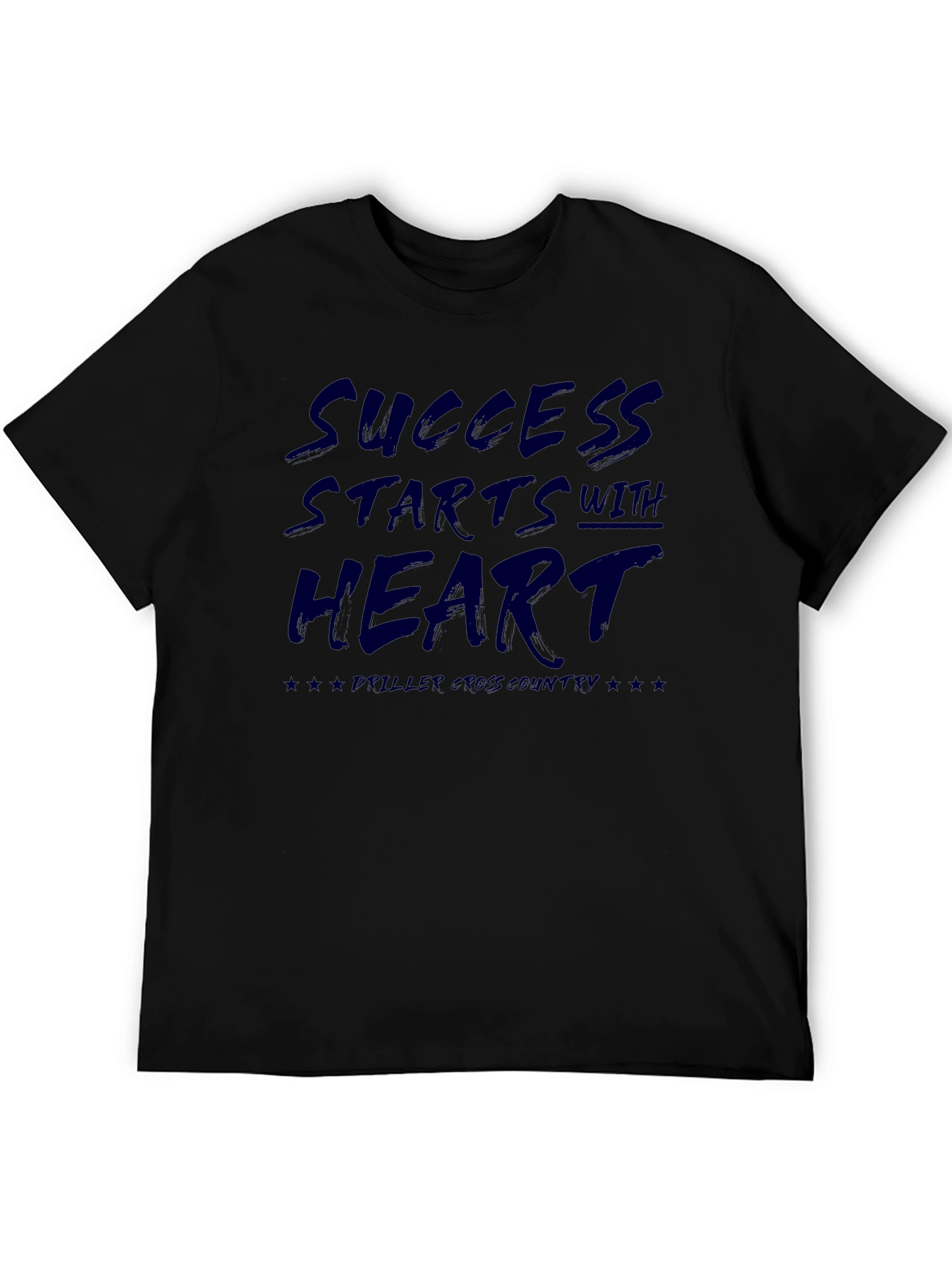 Success Starts With Heart Black Tee