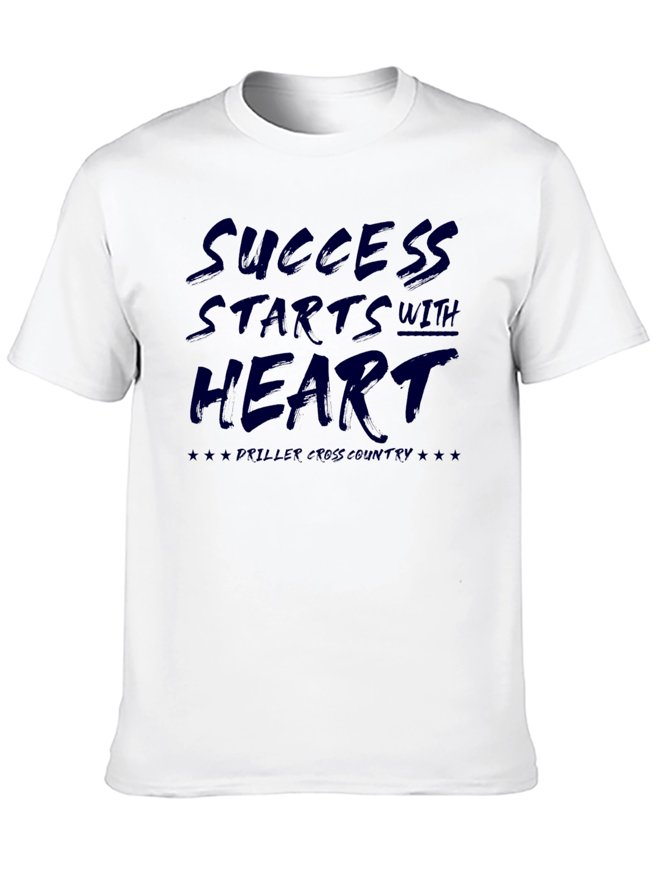 Success Starts With Heart Black Tee