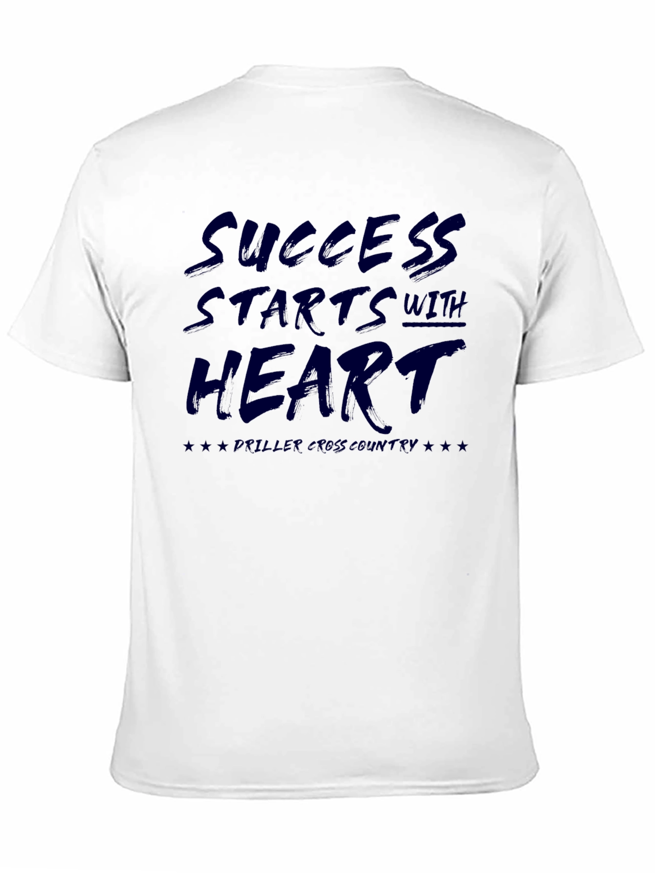 Success Starts With Heart Black Tee