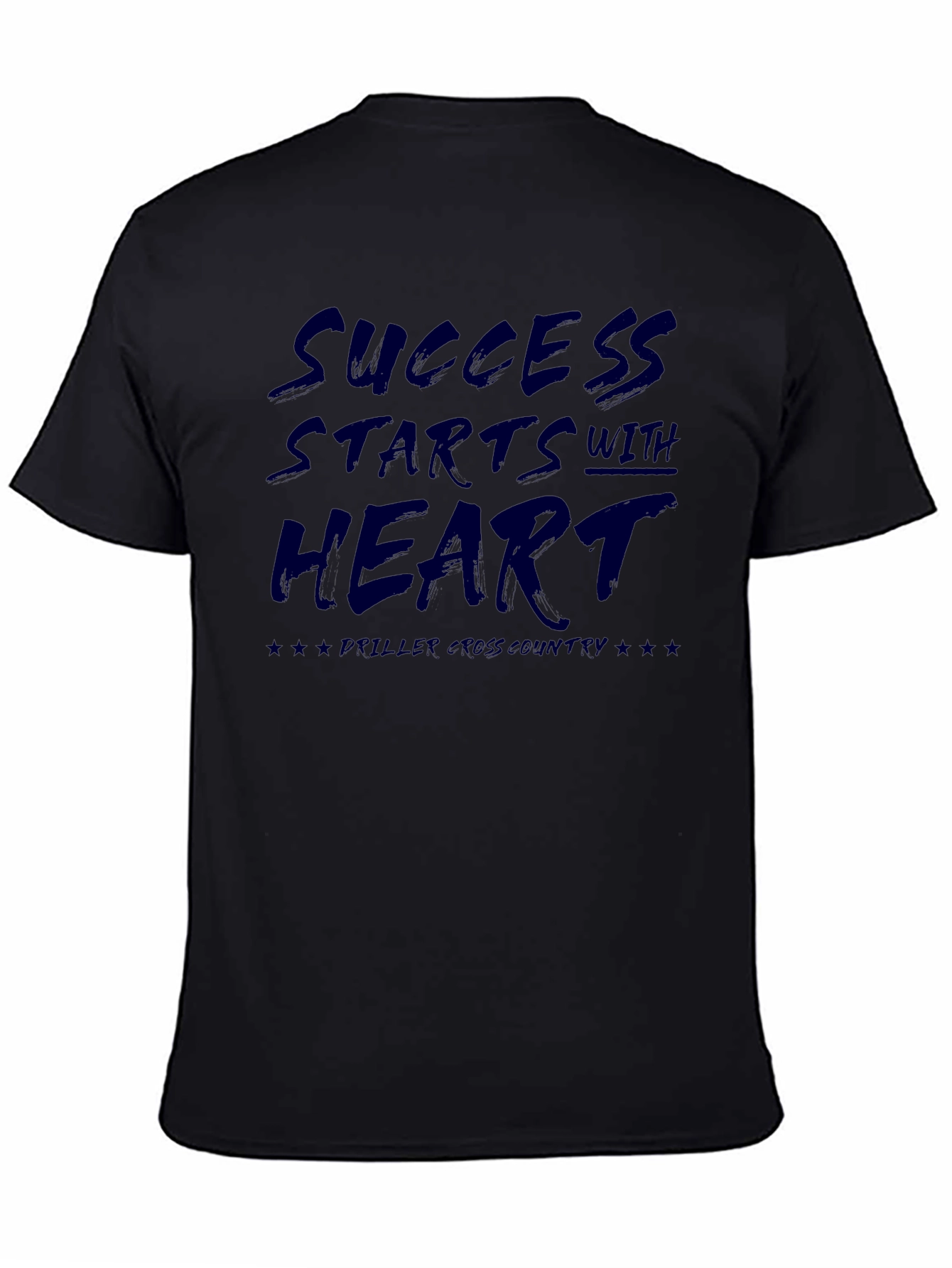 Success Starts With Heart Black Tee