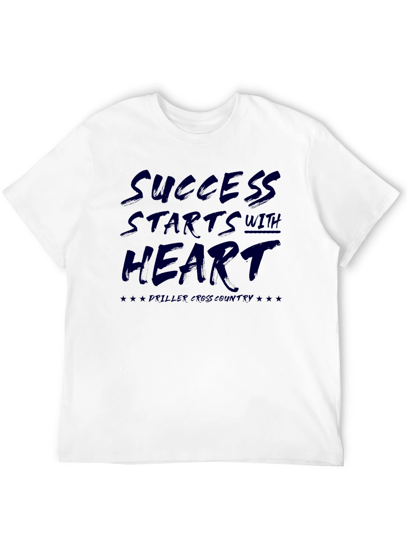Success Starts With Heart Black Tee