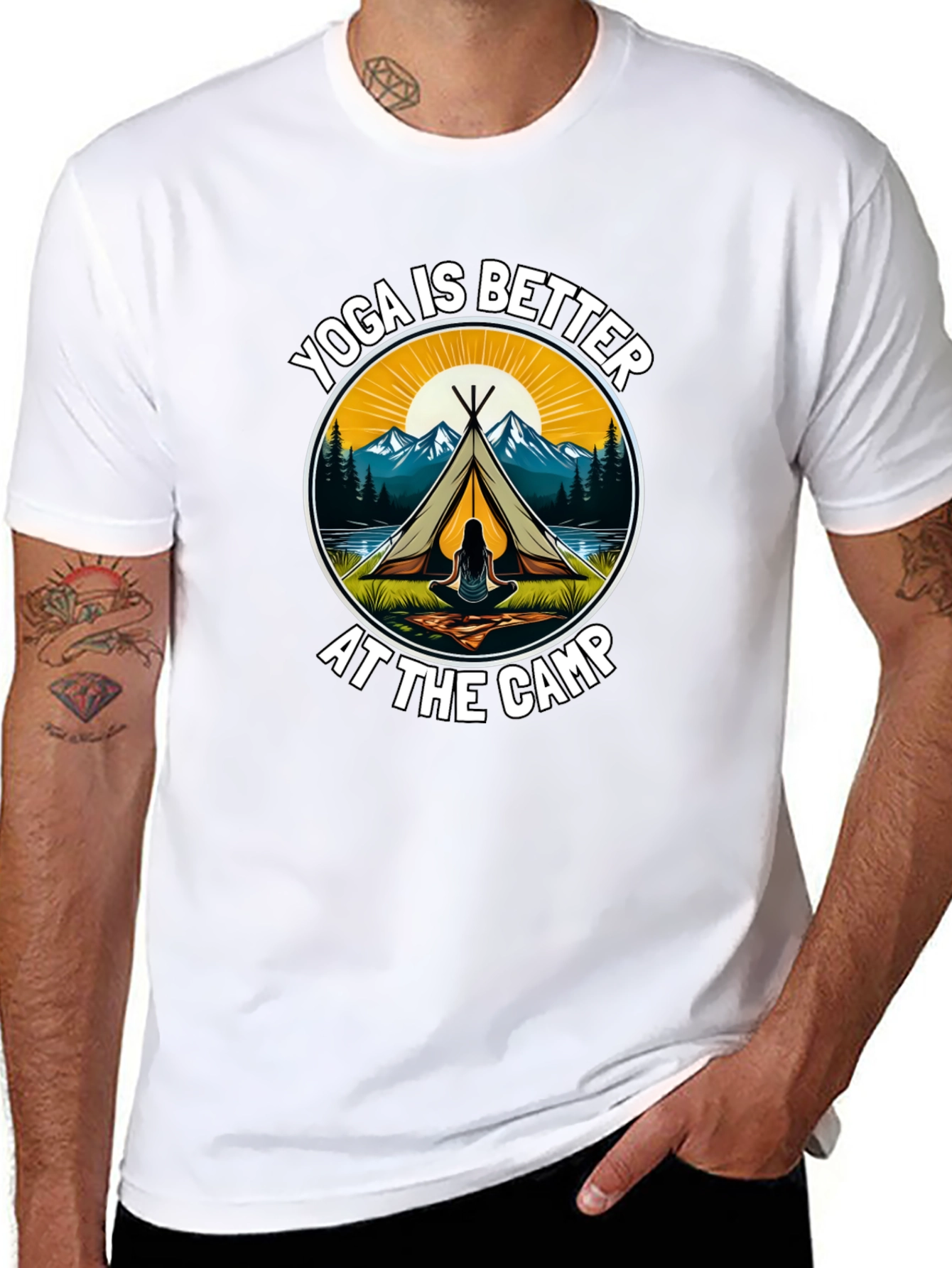 Yoga is Better at the Camp Graphic Tee