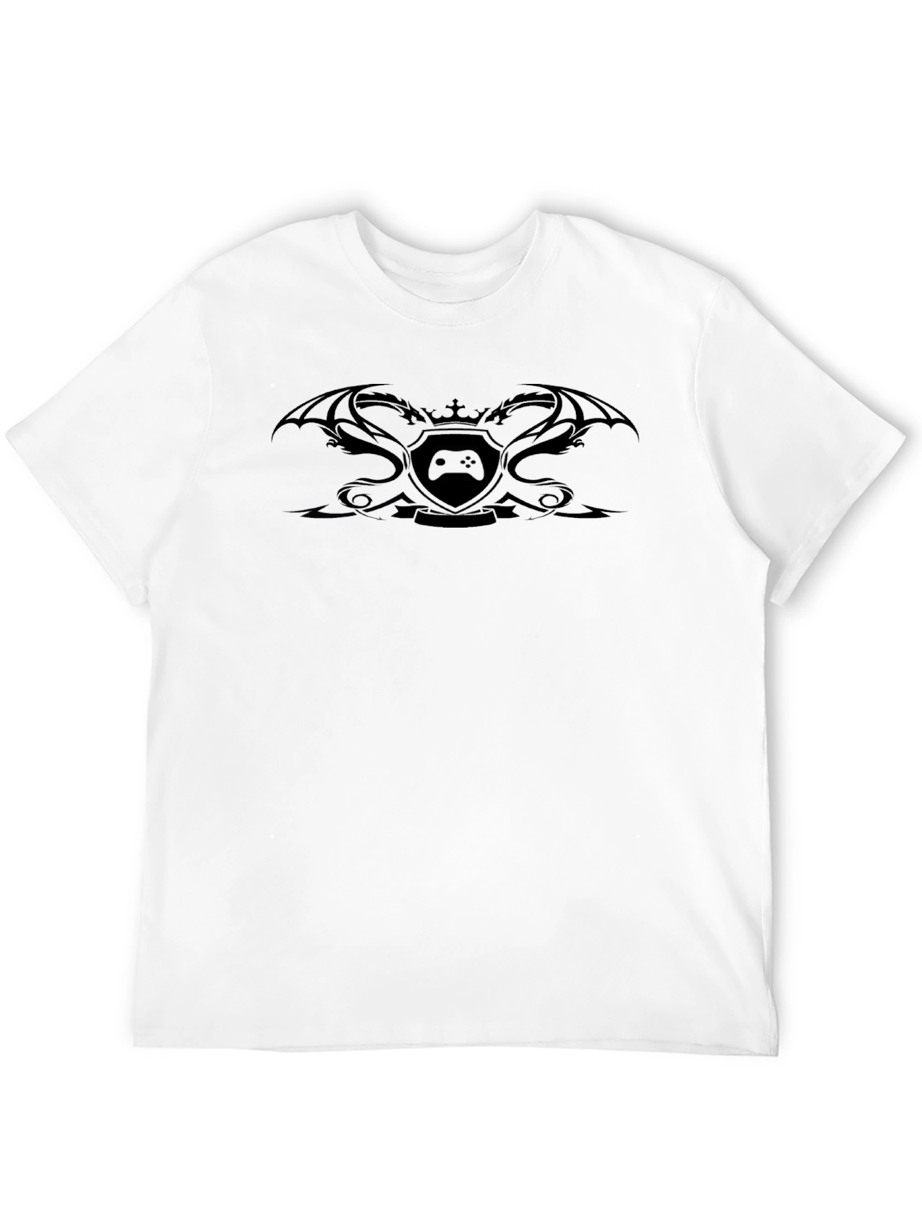 Black Gaming Crest T-Shirt