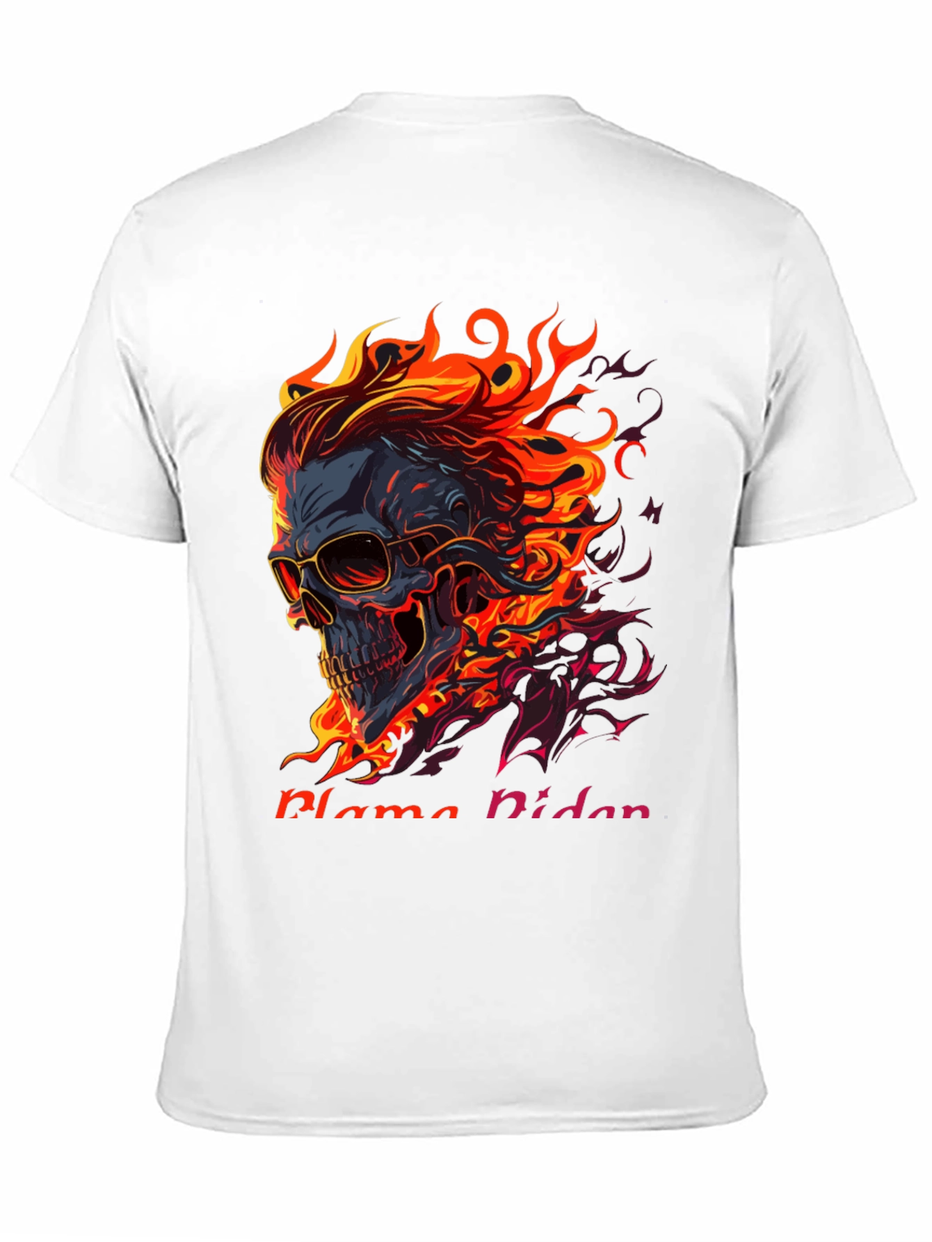 Flaming Skull Graphic Tee