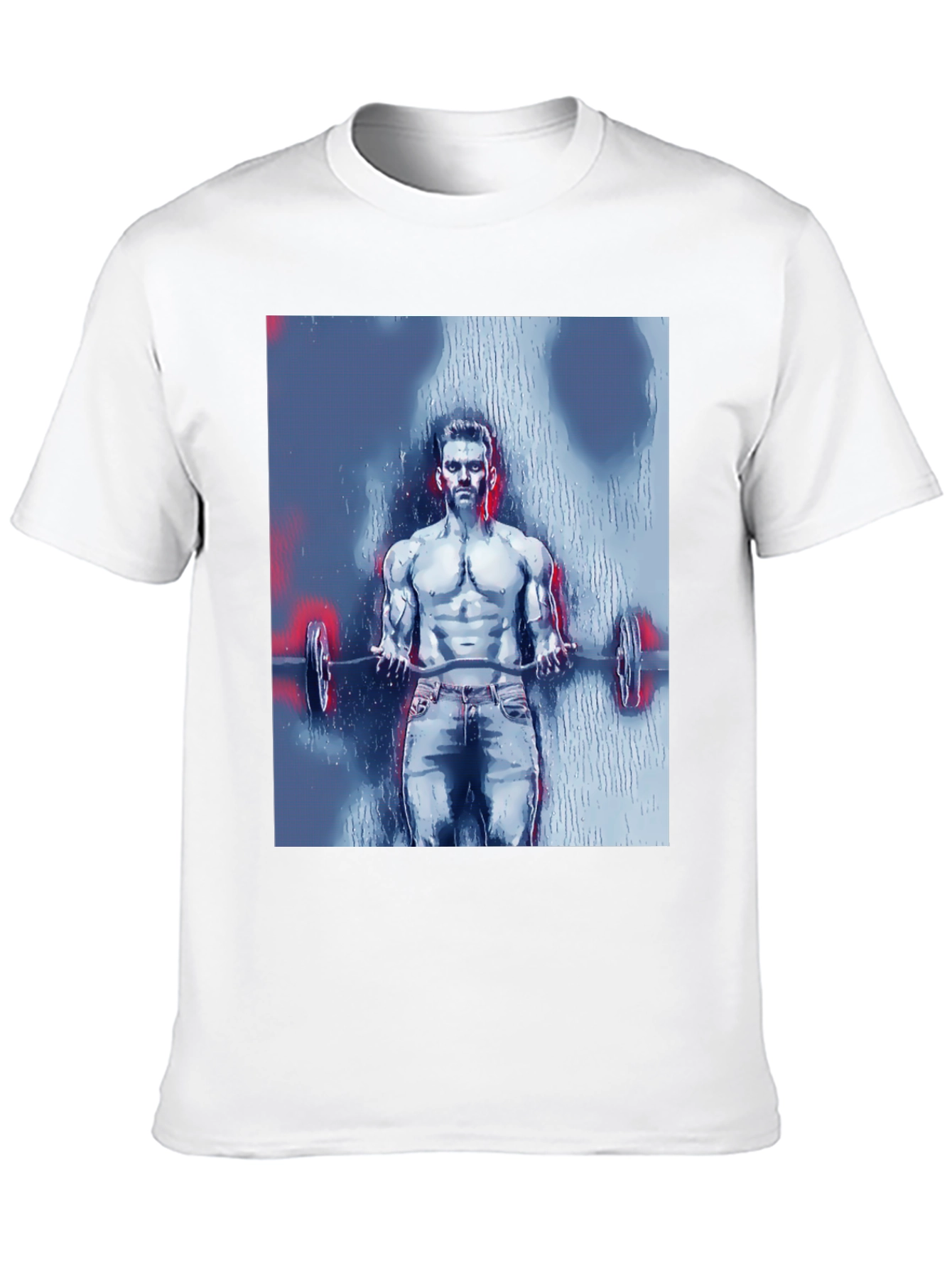 Mens Bodybuilder Graphic Tee - Black