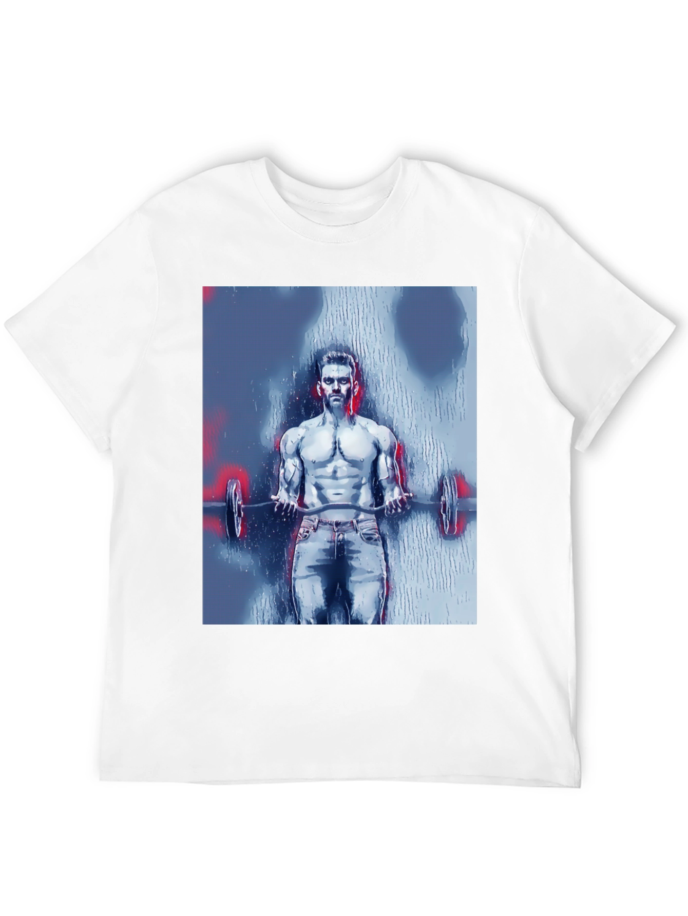 Mens Bodybuilder Graphic Tee - Black
