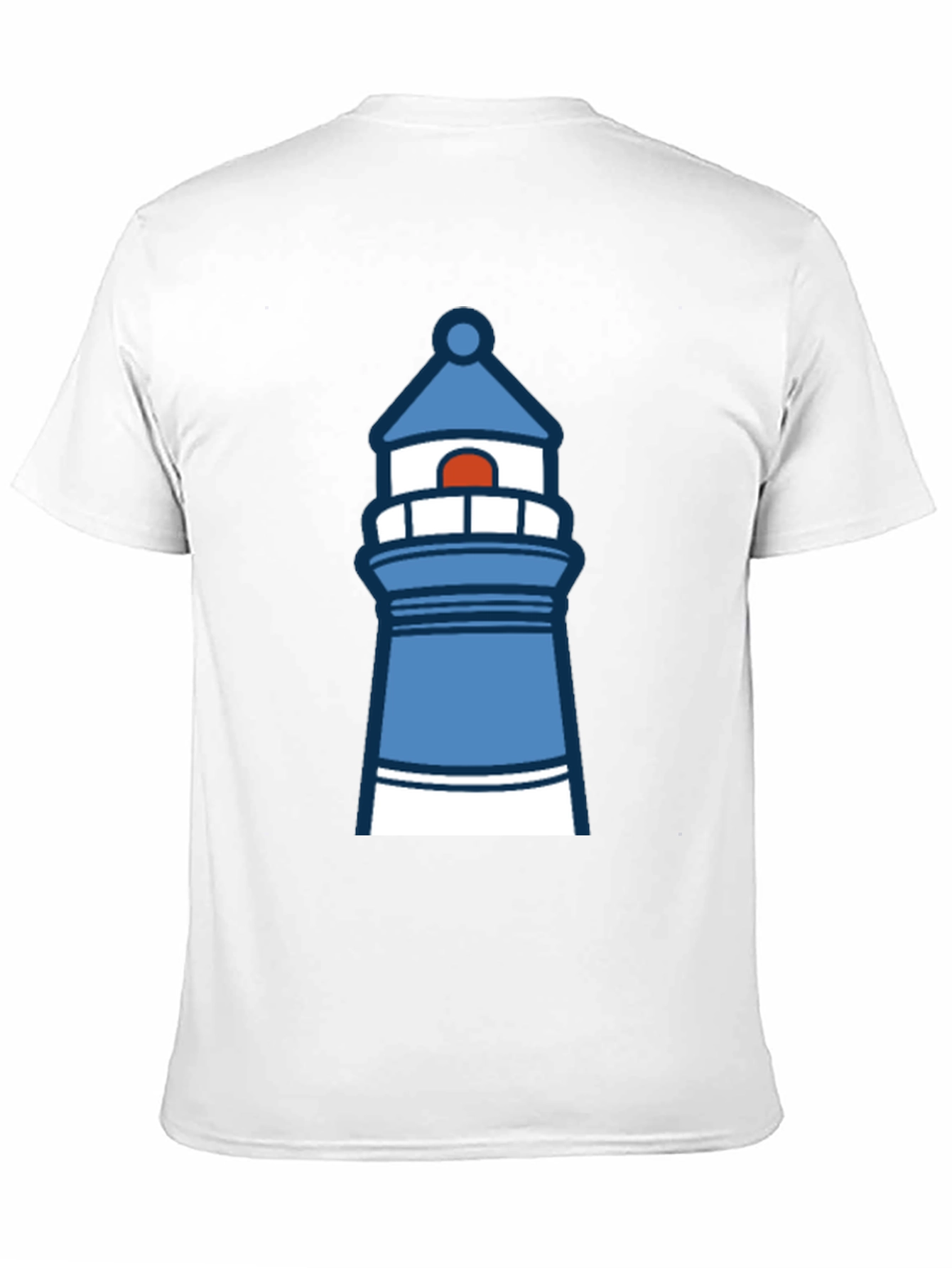 Lighthouse Graphic T-Shirt - Black Cotton Tee