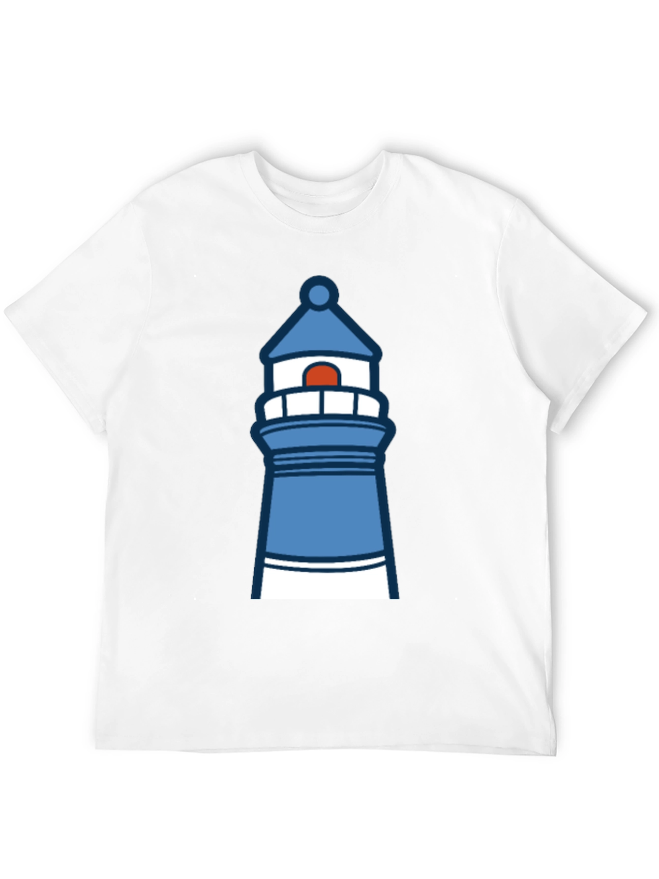 Lighthouse Graphic T-Shirt - Black Cotton Tee