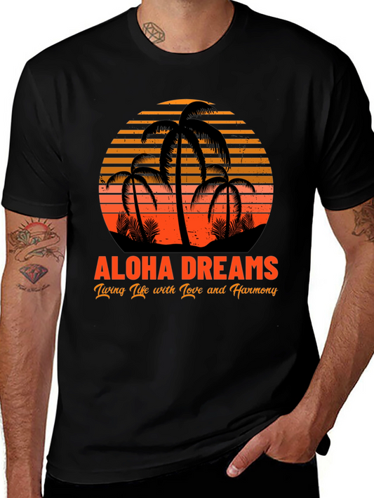 Aloha Dreams Palm Tree T-Shirt