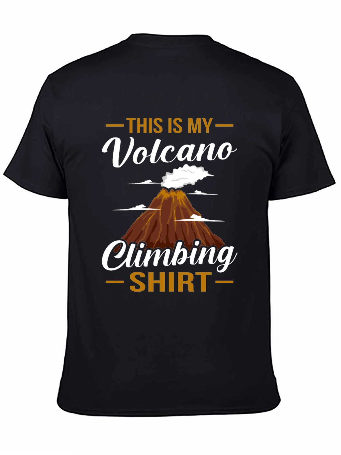 Volcano Climbing T-Shirt - Unique Design