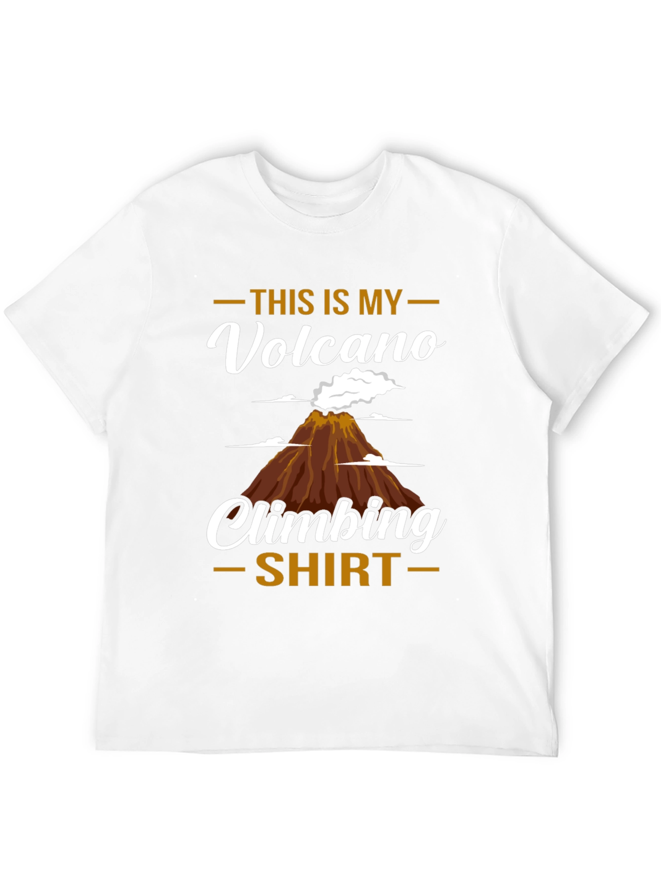 Volcano Climbing T-Shirt - Unique Design