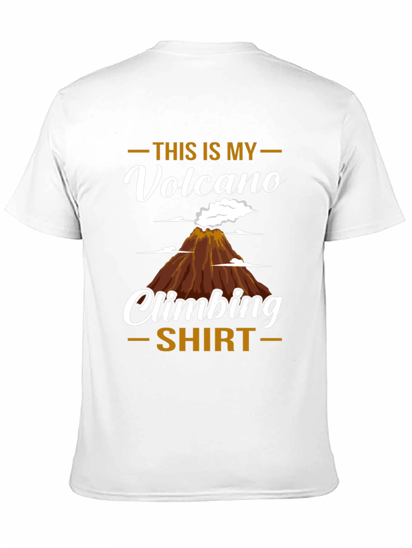Volcano Climbing T-Shirt - Unique Design