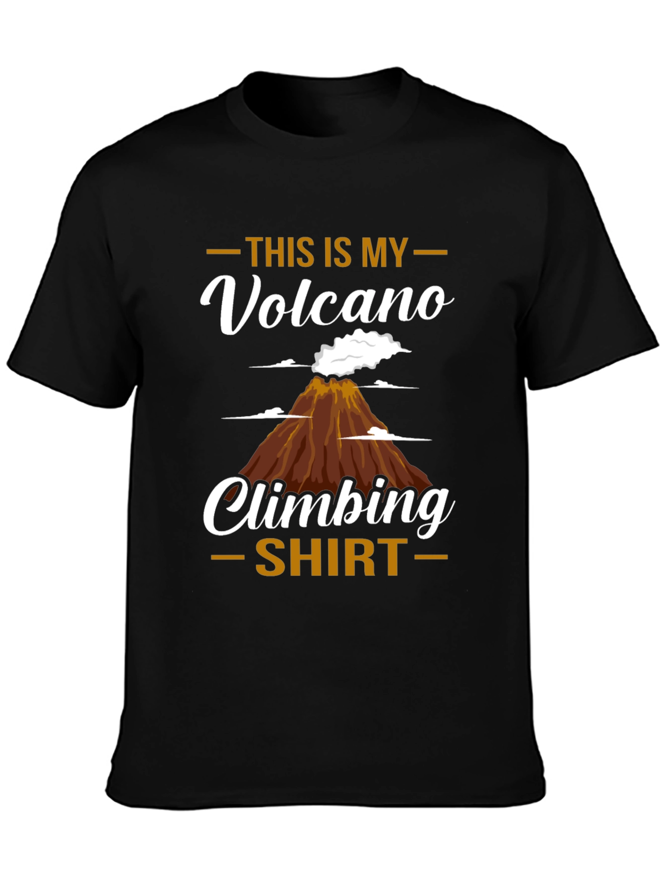 Volcano Climbing T-Shirt - Unique Design