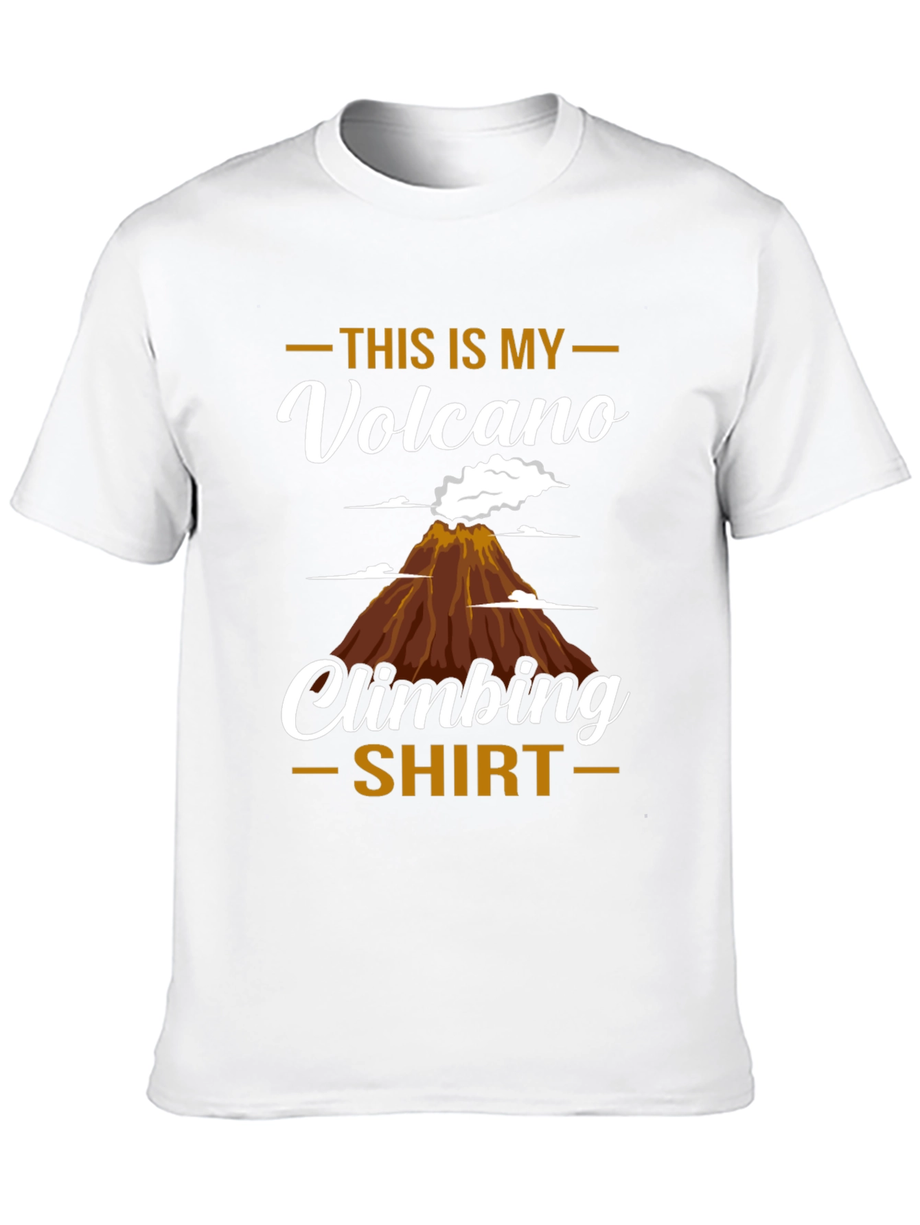 Volcano Climbing T-Shirt - Unique Design