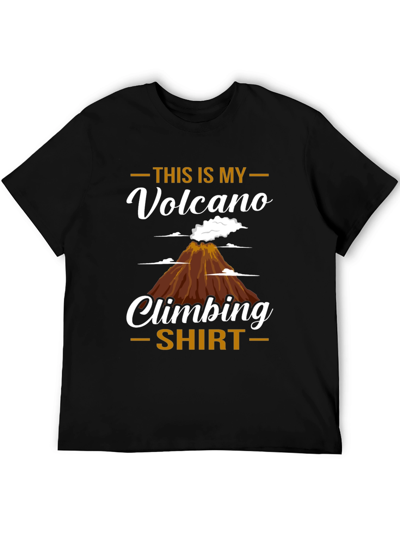 Volcano Climbing T-Shirt - Unique Design