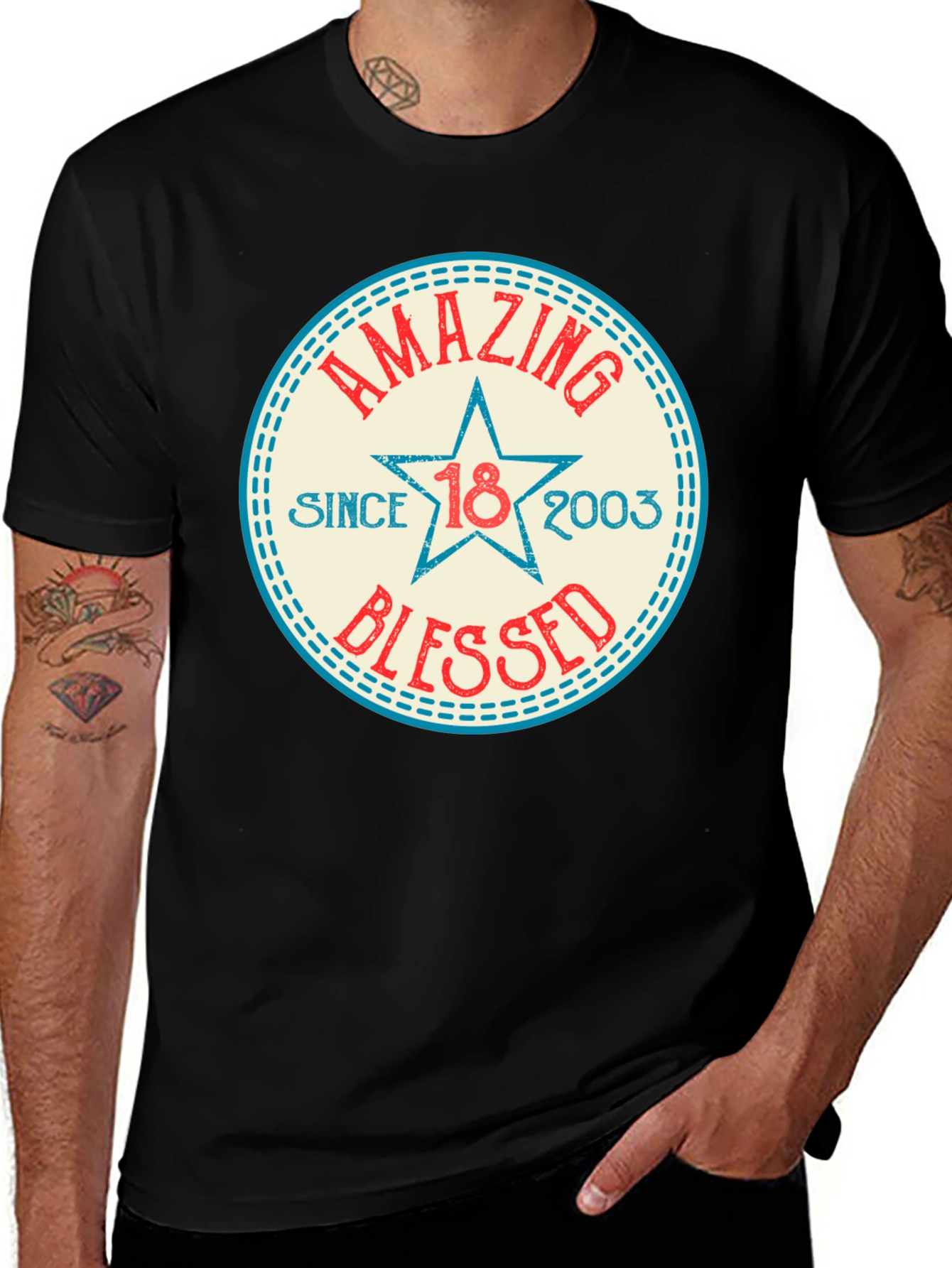 Amazing Since 2003 Blessed T-Shirt