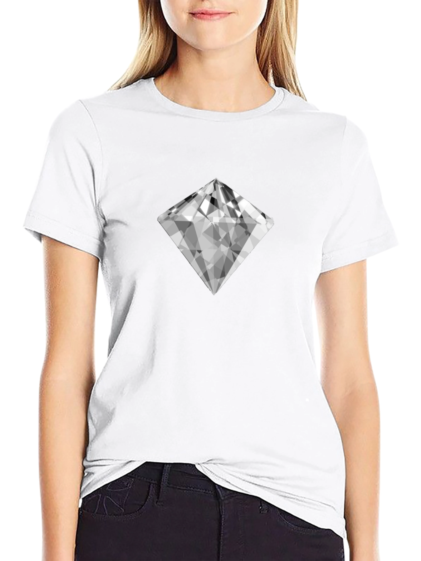 Diamond Graphic Tee - Modern Style