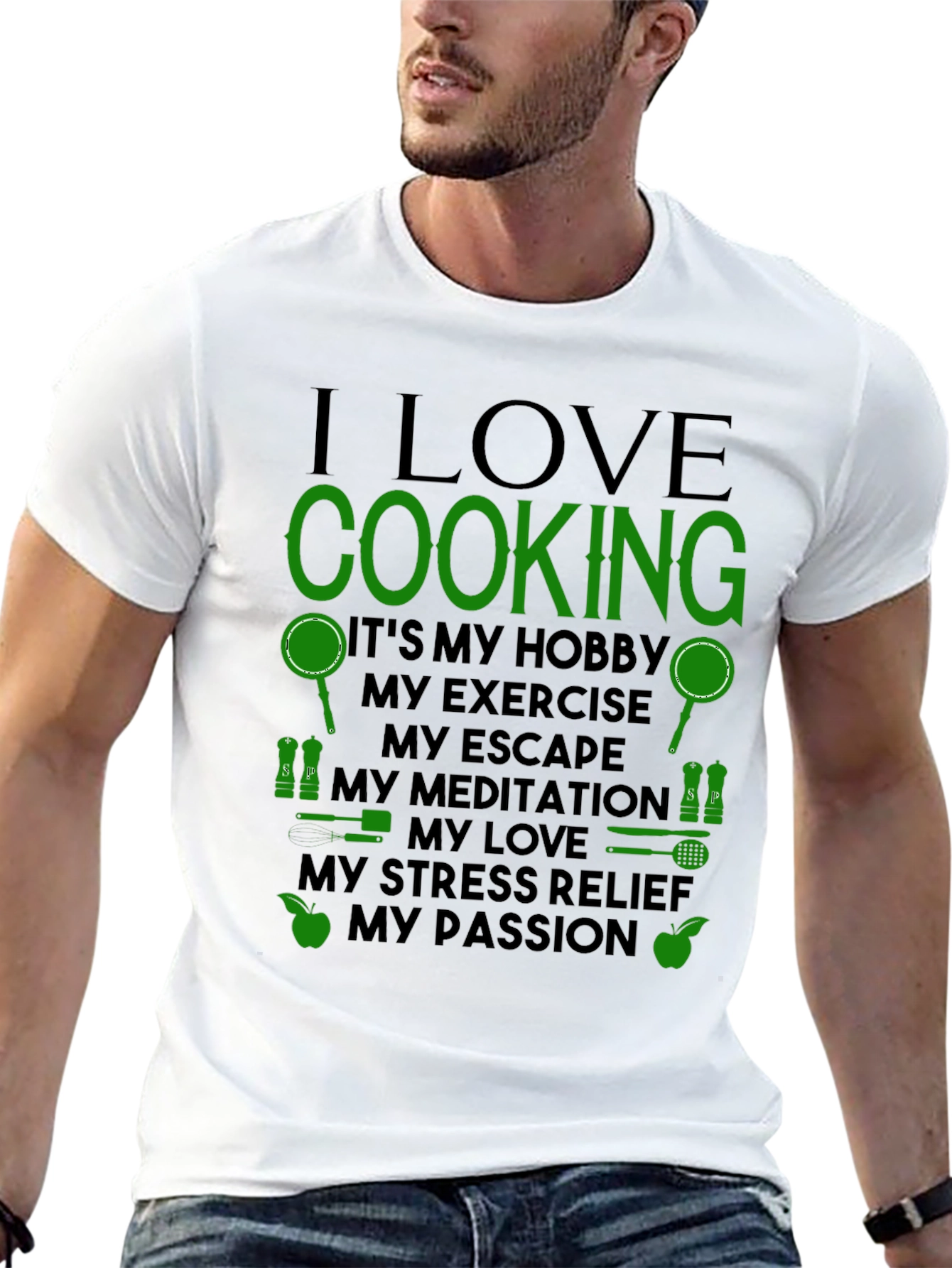 I Love Cooking Hobby T-Shirt