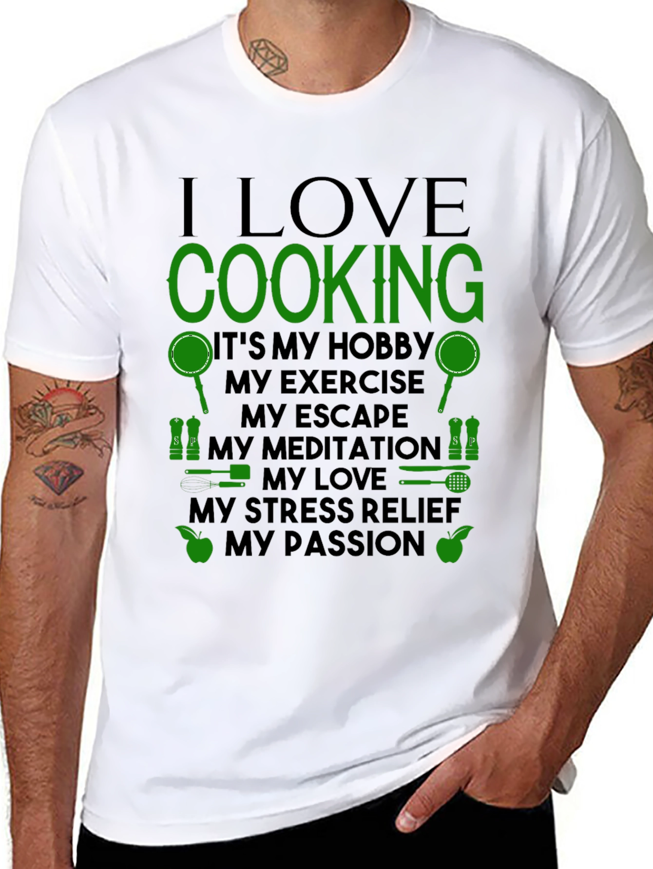 I Love Cooking Hobby T-Shirt