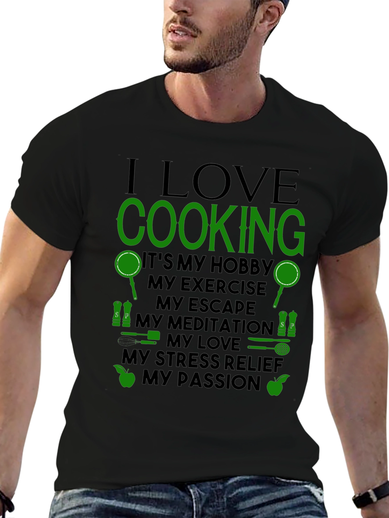 I Love Cooking Hobby T-Shirt