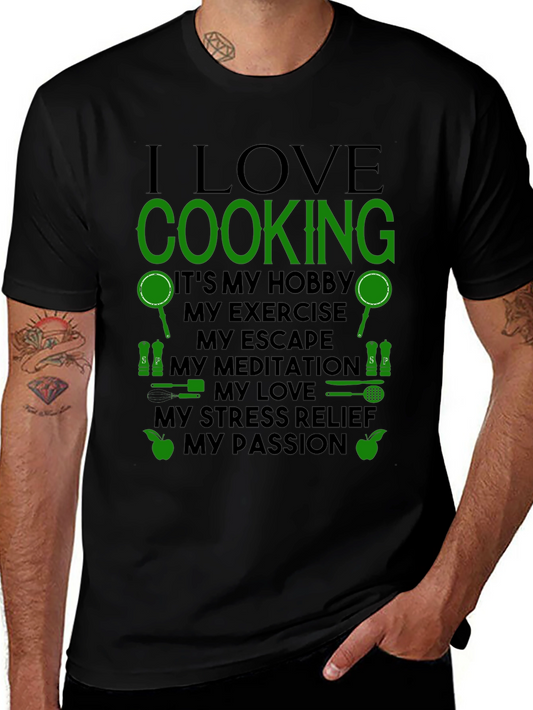 I Love Cooking Hobby T-Shirt