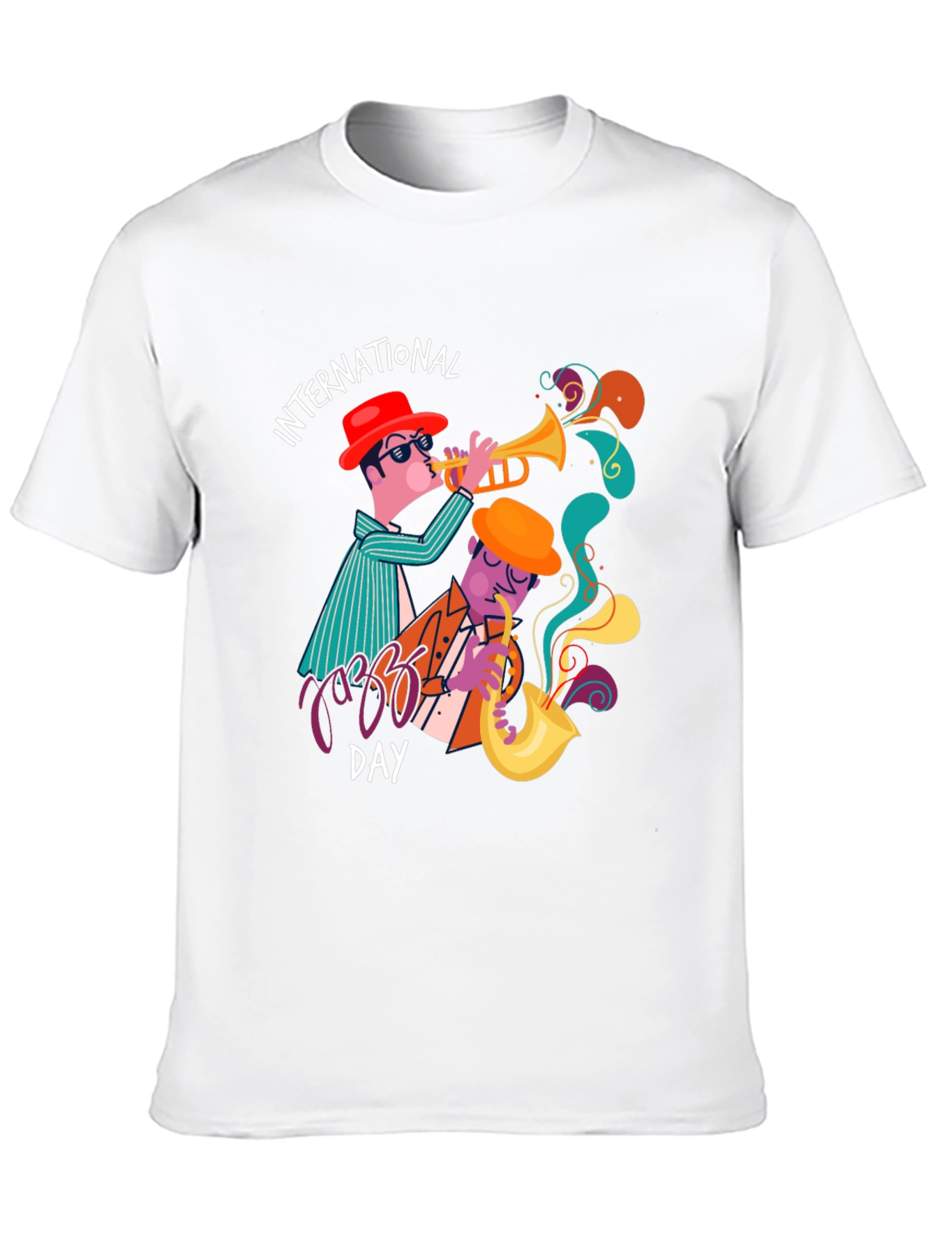 International Jazz Day Black Graphic T-Shirt