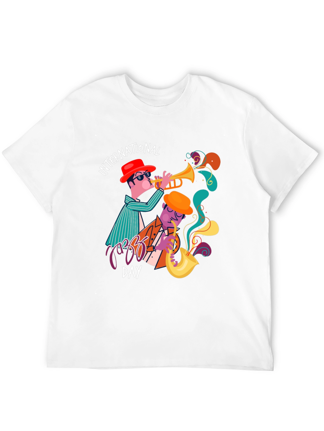 International Jazz Day Black Graphic T-Shirt