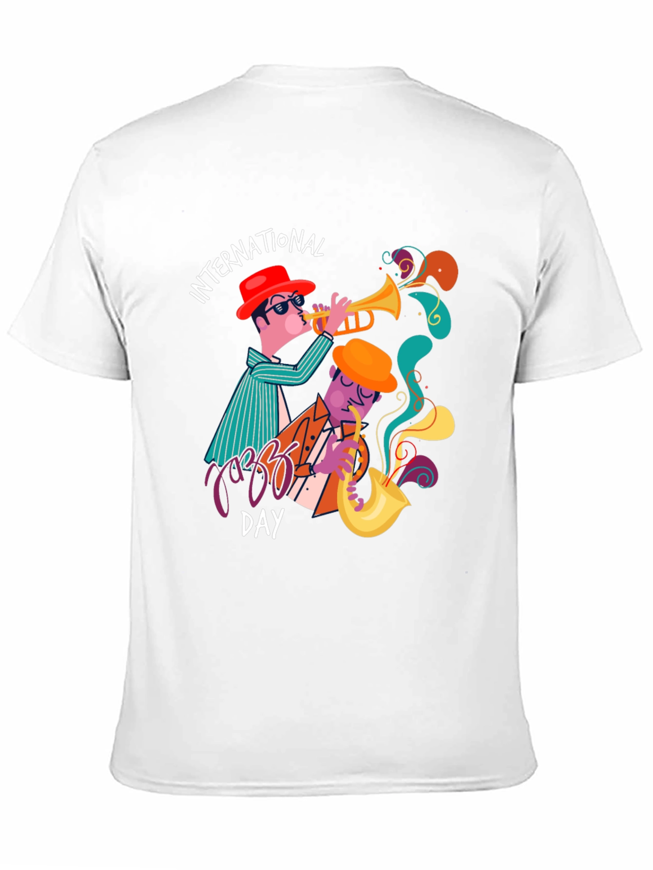 International Jazz Day Black Graphic T-Shirt