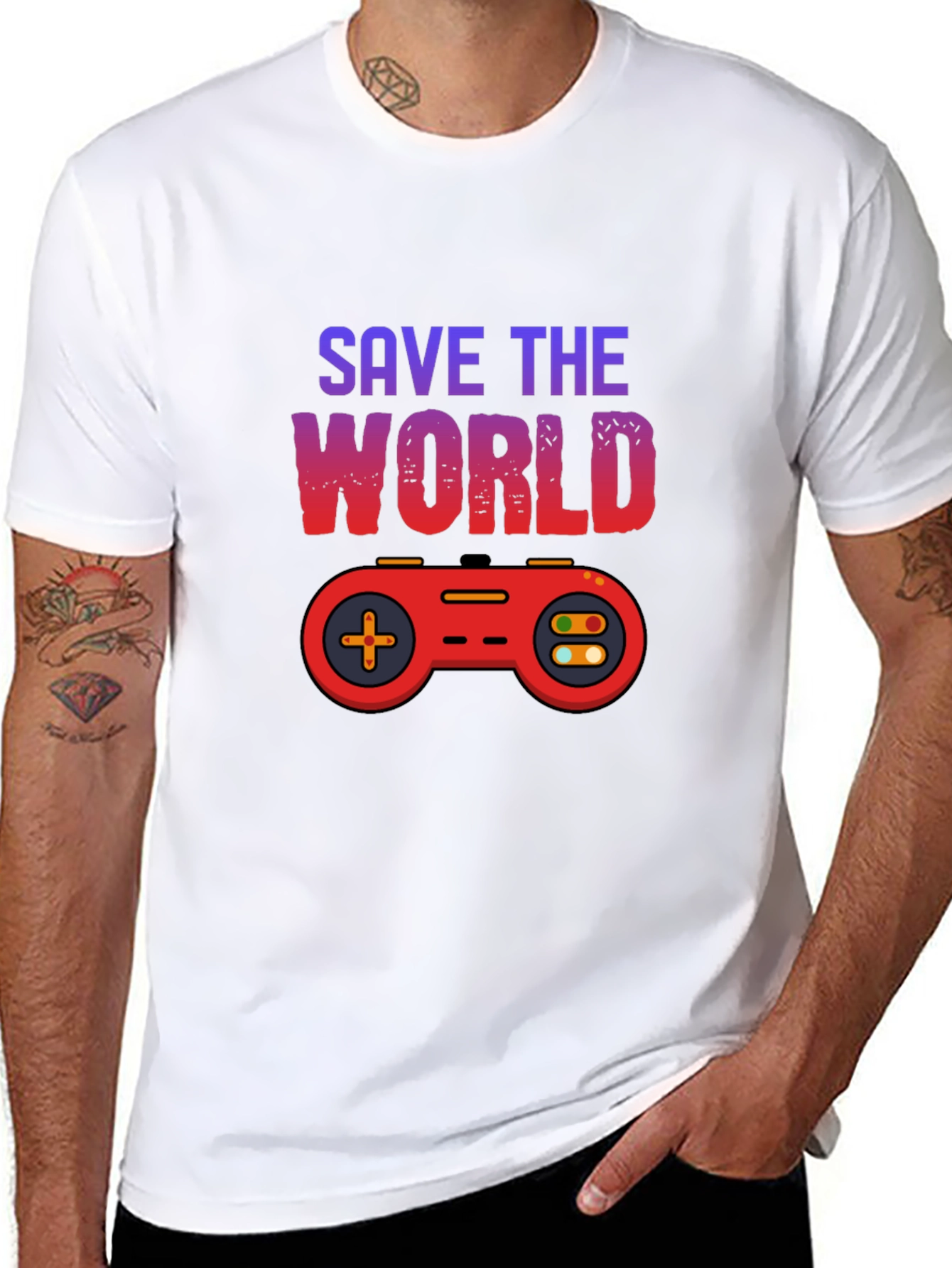 Save The World Gamer T-Shirt