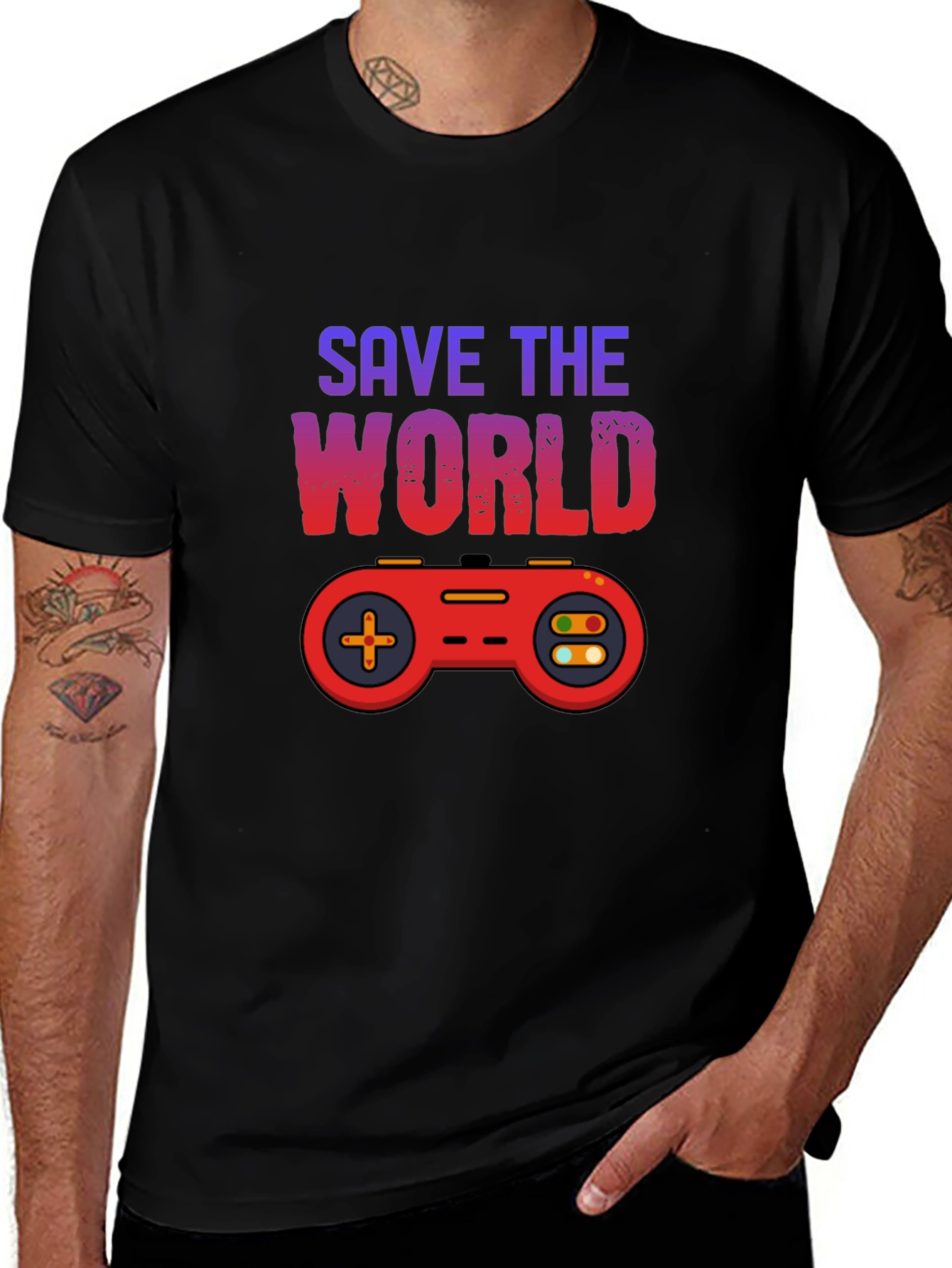 Save The World Gamer T-Shirt
