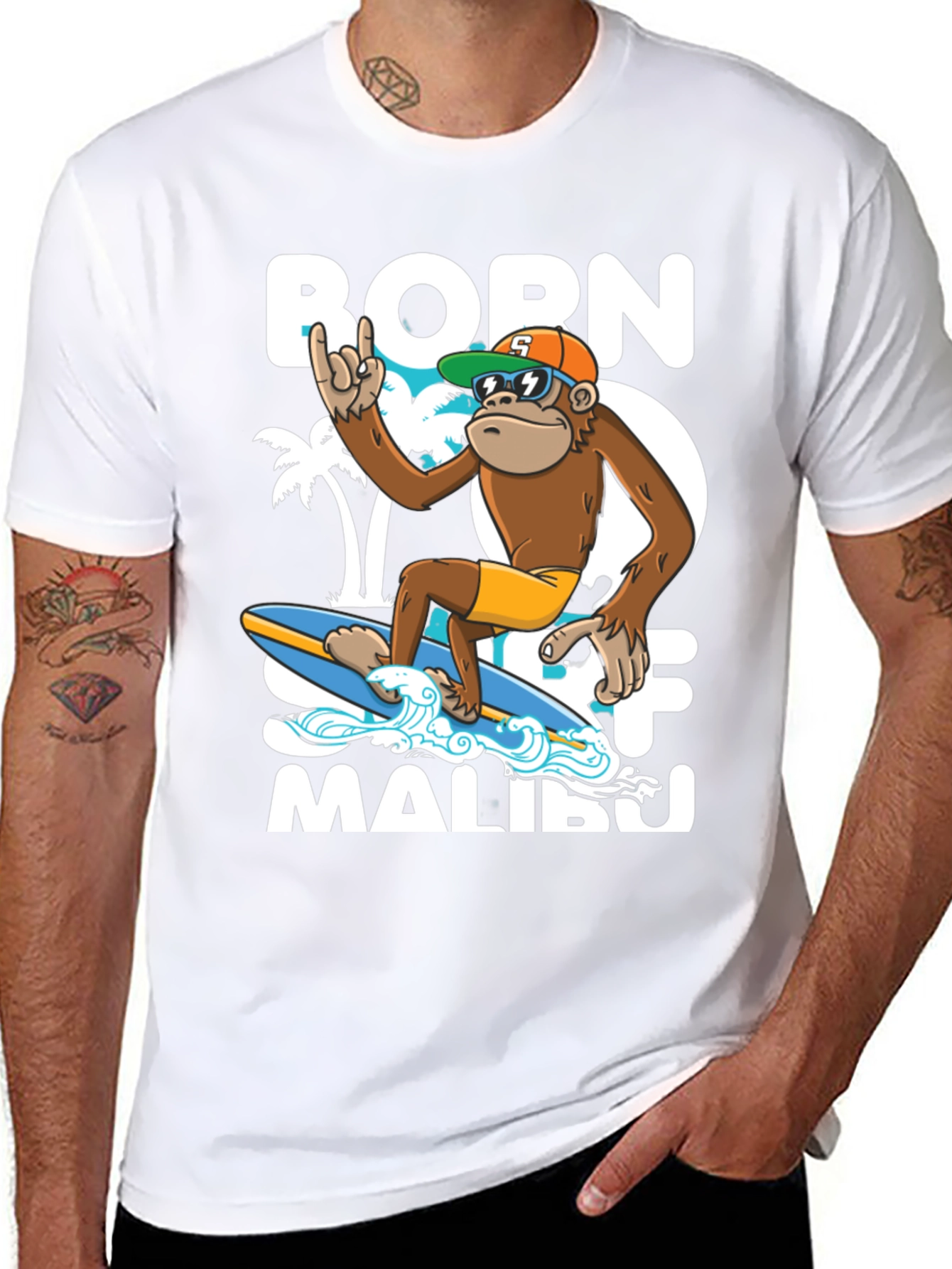 Born to Surf Malibu T-Shirt