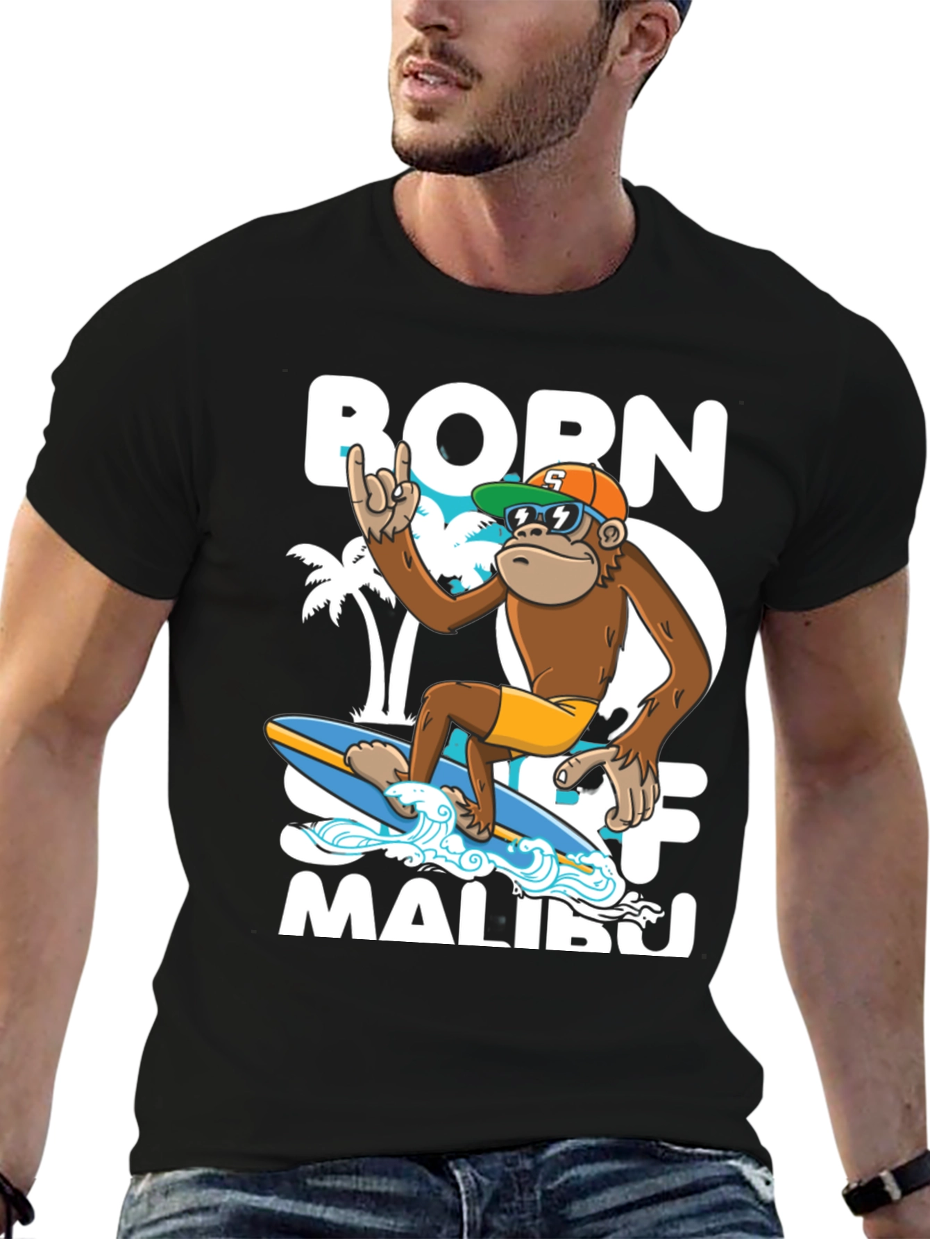 Born to Surf Malibu T-Shirt