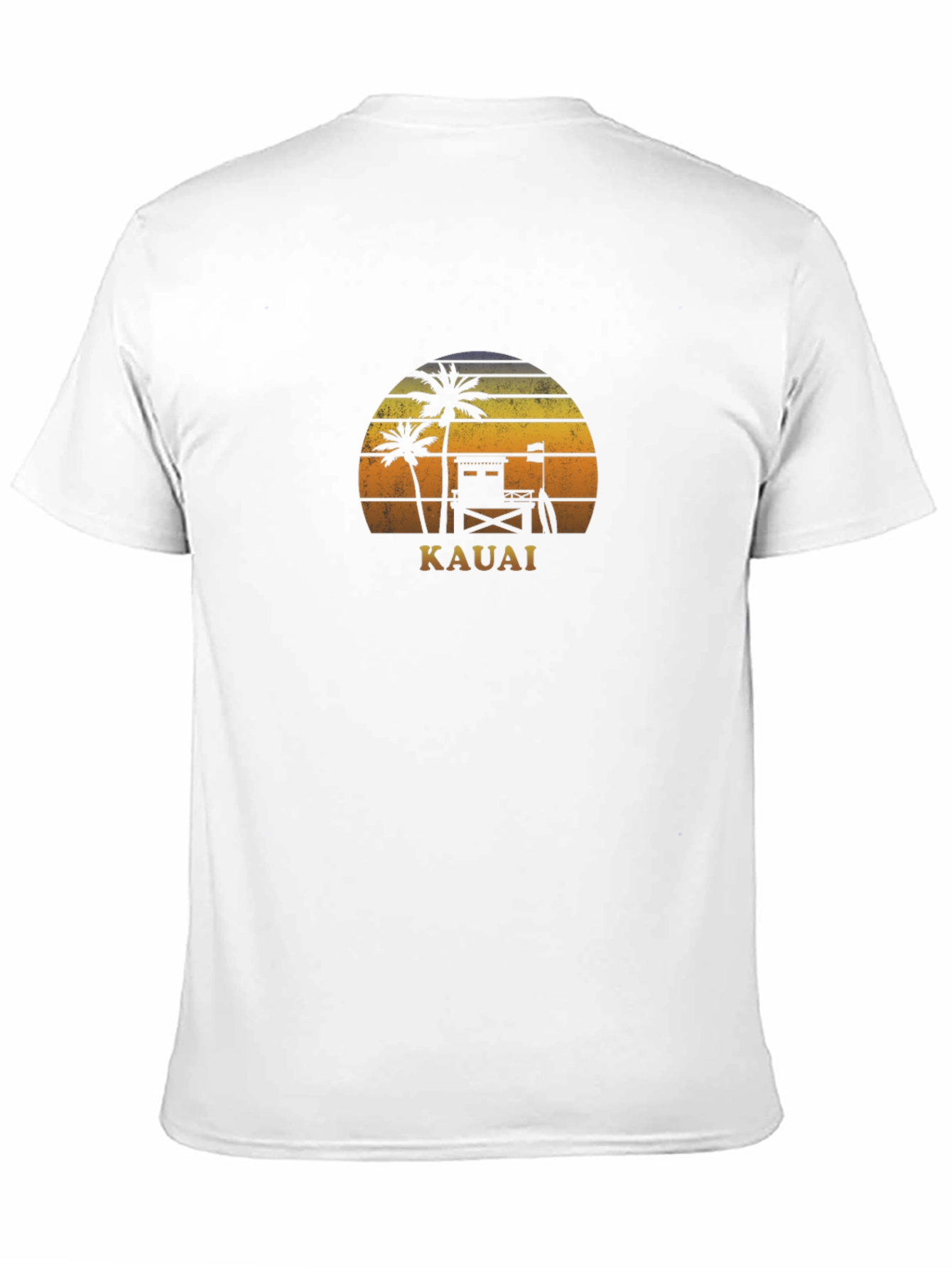 Kauai Sunset Graphic Tee - Tropical Vacation Shirt