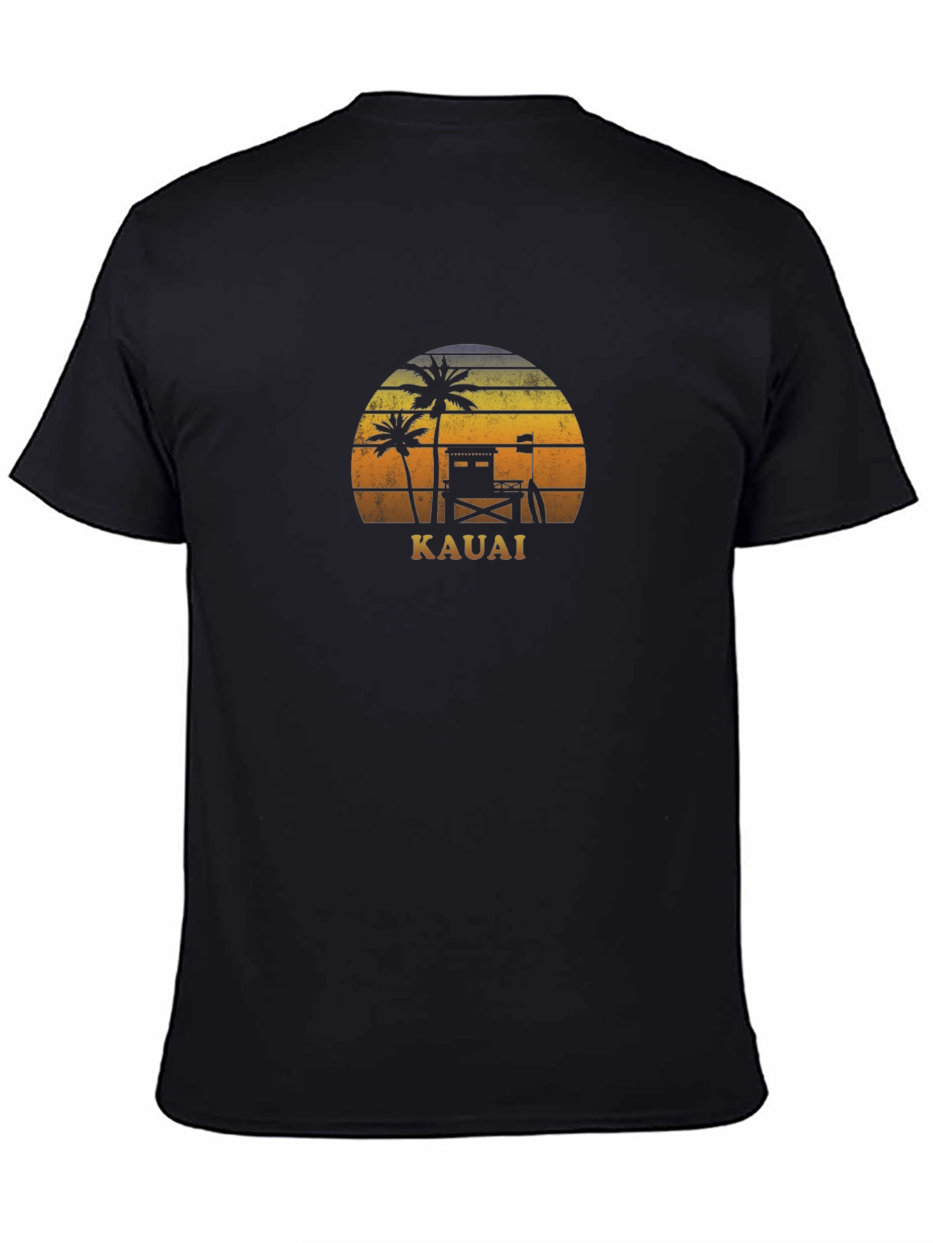 Kauai Sunset Graphic Tee - Tropical Vacation Shirt